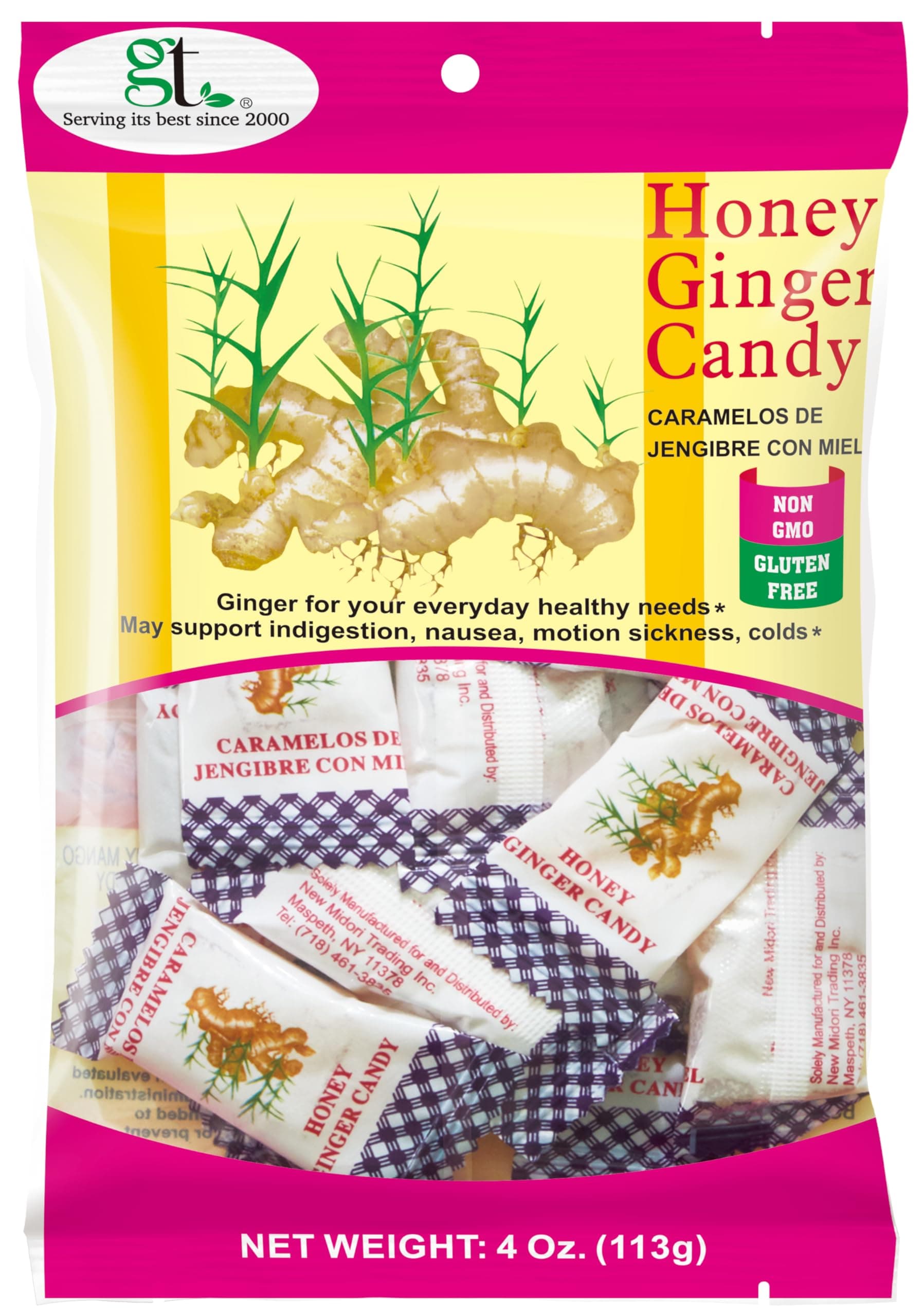 Honey Ginger Candy 3-pack