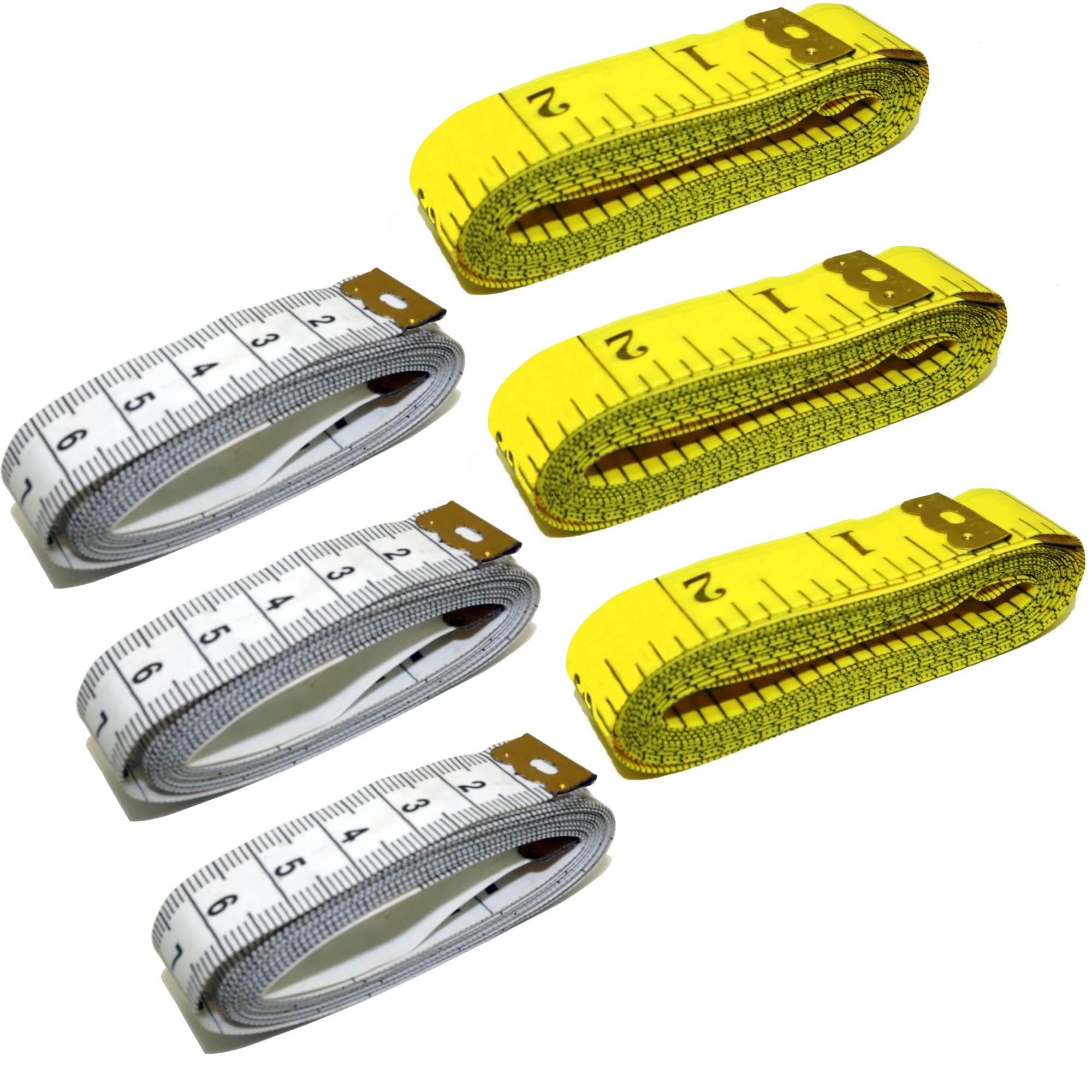 IFAMIO6 Count 2 Sizes Double Sided Soft Tape Measure 120 Inch/300cm & 79 Inch/200cm Flexible Body Scale Measuring Pocket Tailor Ruler for Sewing Cloth Dressmaker