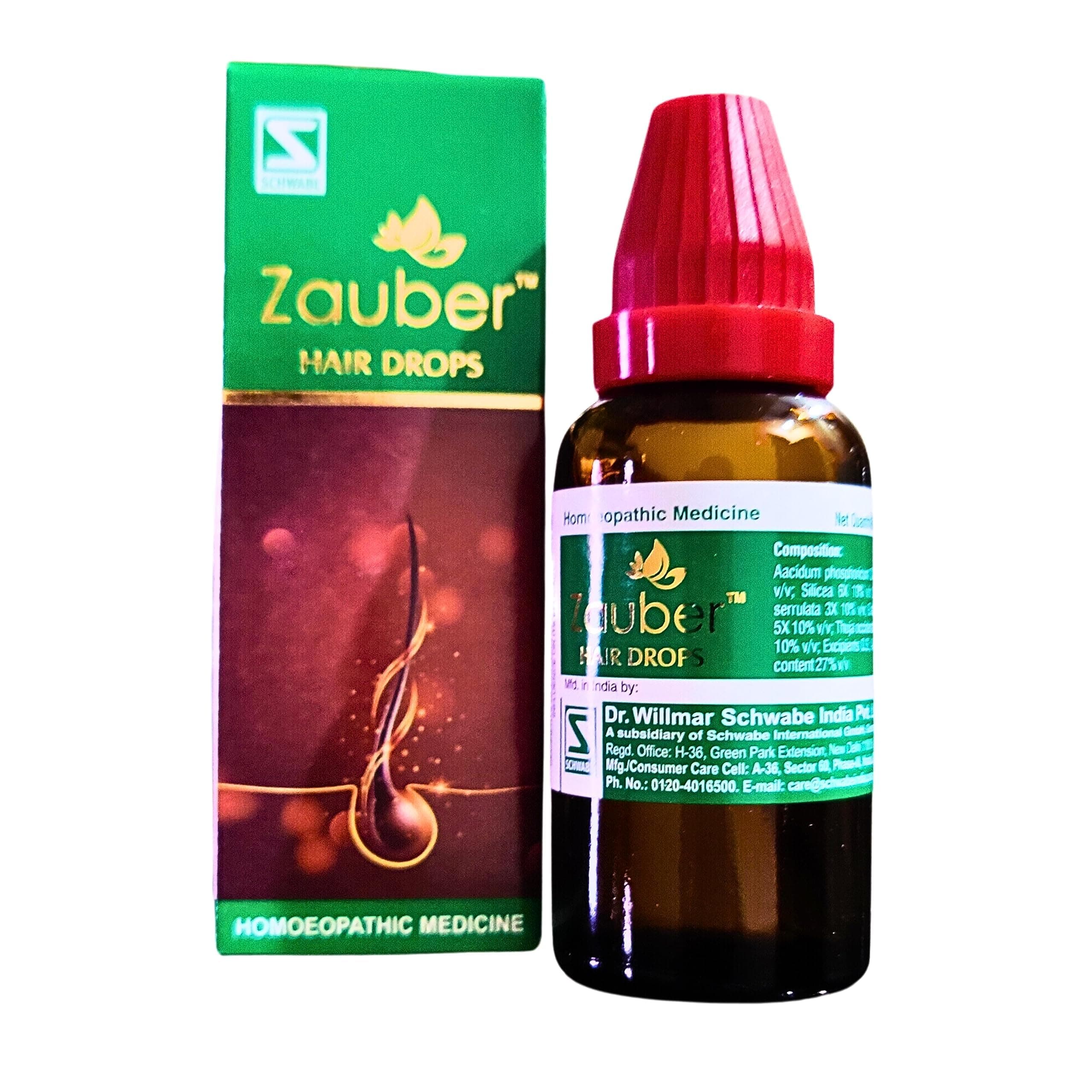 Dr. Willmar Schwabe India Zauber Hair Drop 30ml | Pack of 2 |