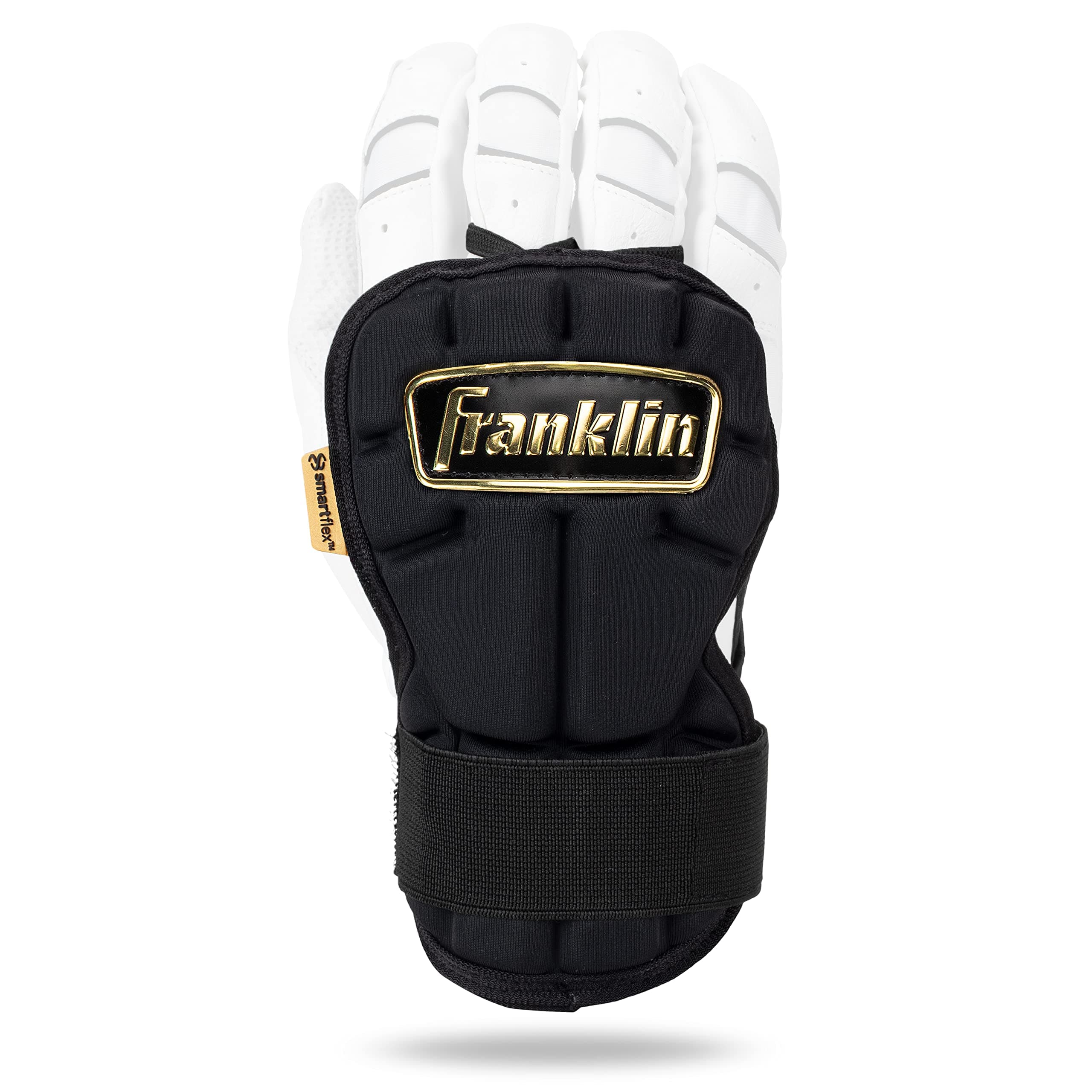 Franklin Sports PRT LG Series Adult Baseball Hand Guard + Wrist Protector for Batsman - Hand Protection - Wrist Shield - Hitters Right + Left Hand - One Size