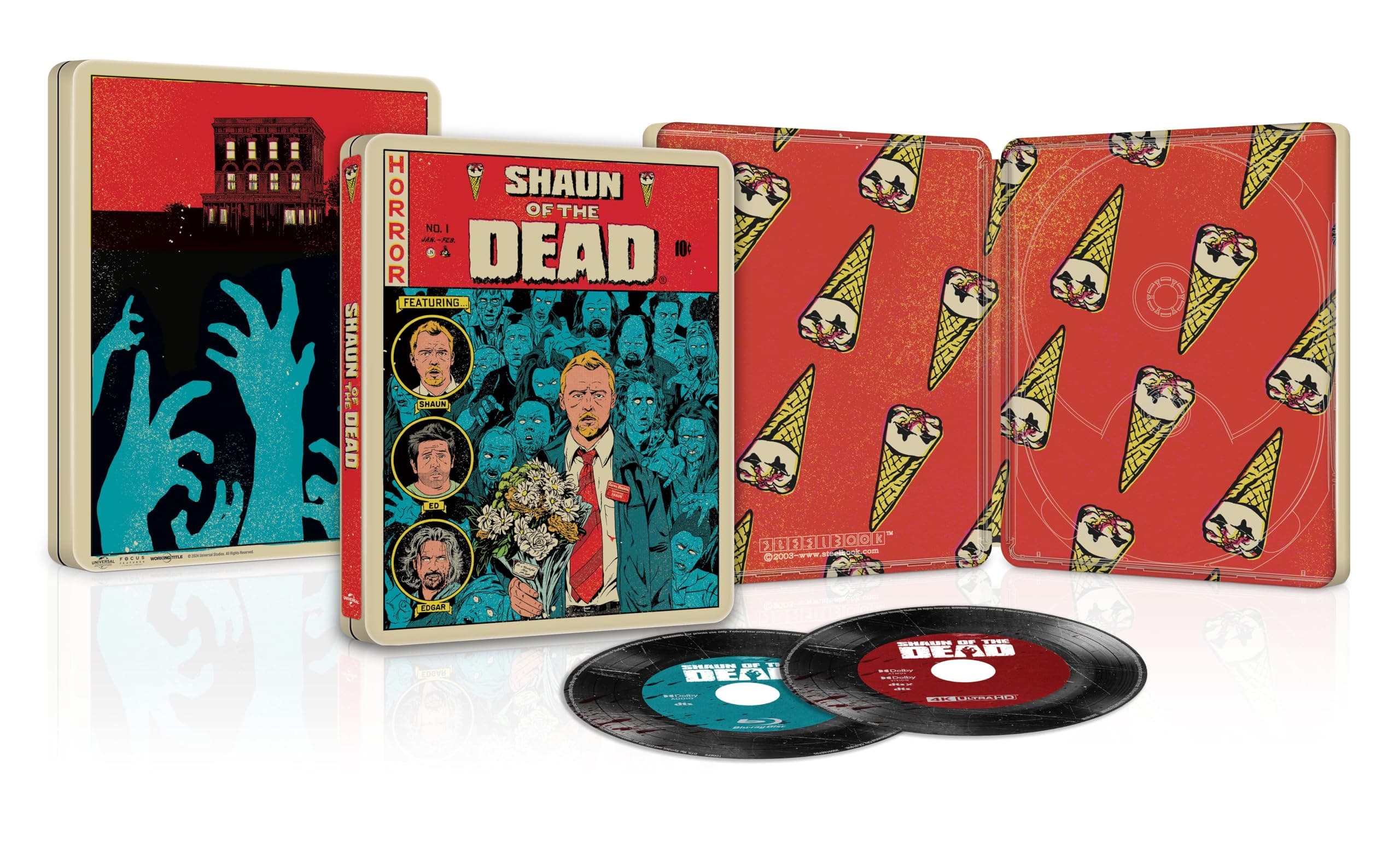Shaun of the Dead Steelbook 4K Ultra HD Digital