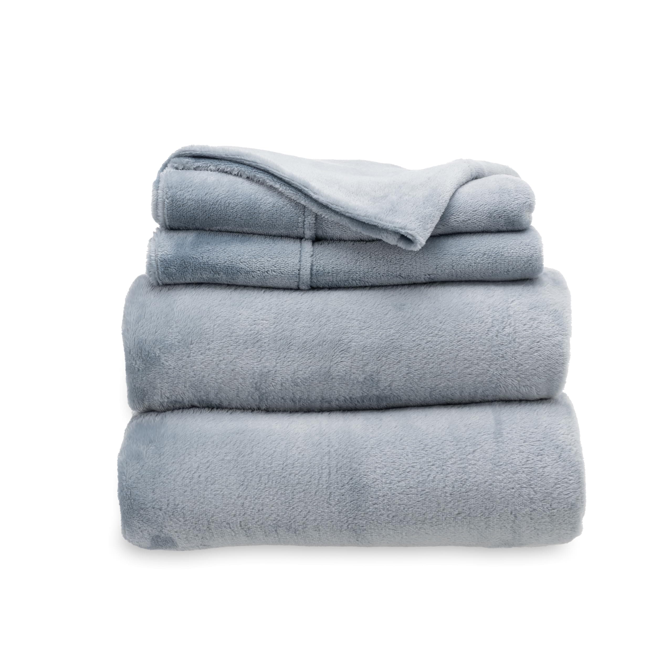 Berkshire BlanketClassic VelvetLoft® Warm Sheet Set, Queen Size Sheet Set, 4 Piece Velvety Soft Heavyweight Flannel Bedding with Deep Pockcets (Queen)