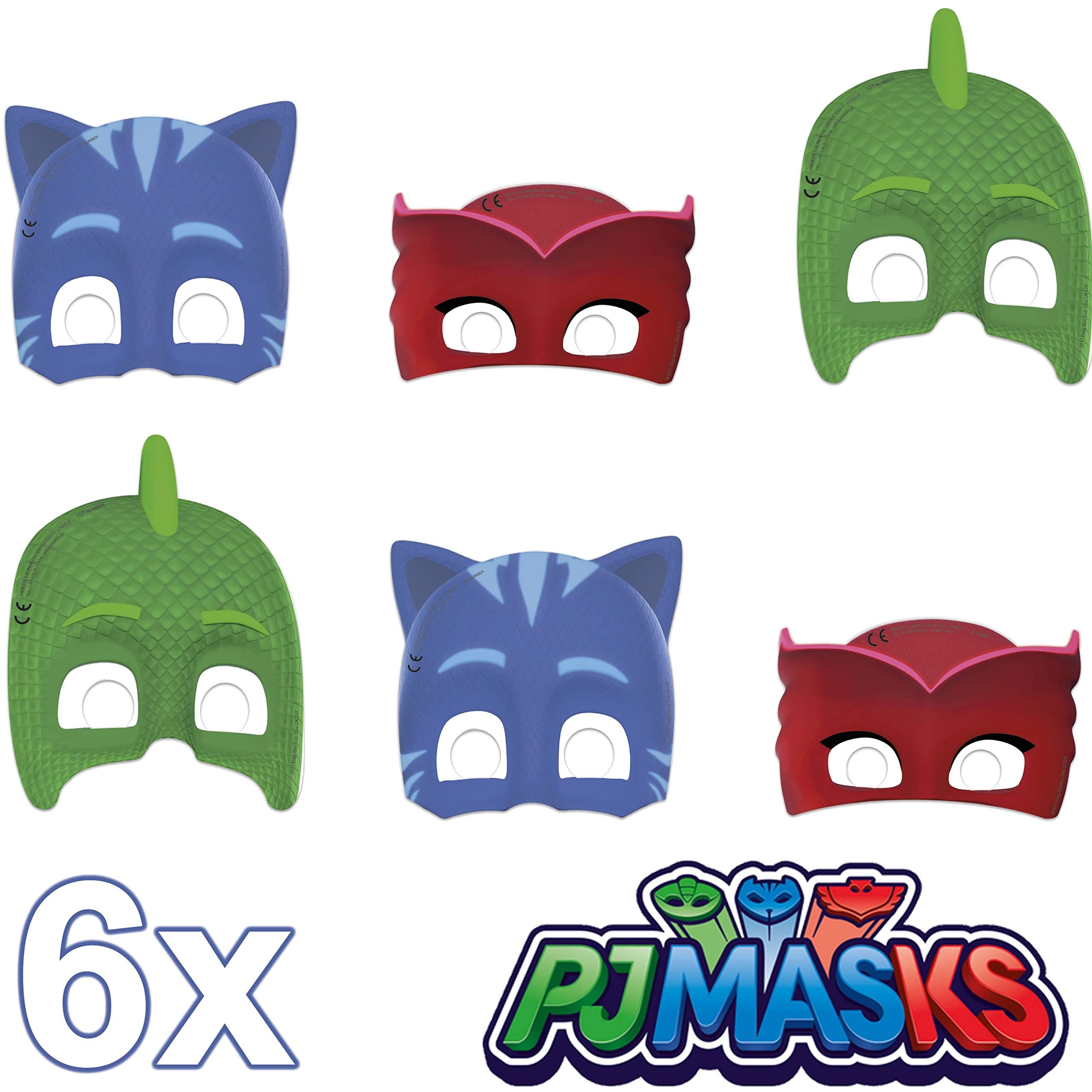 Procos PJ Masks Pack of 6