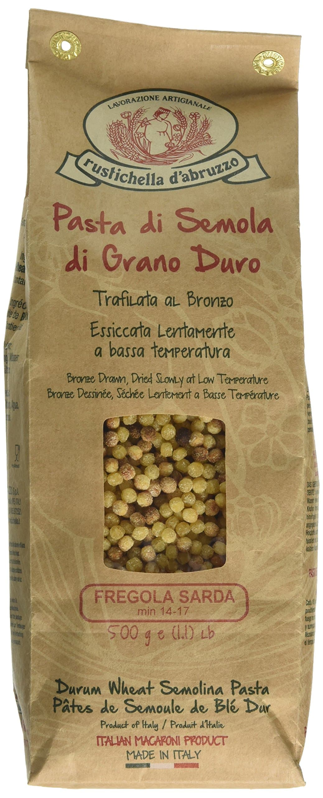 Rustichella Fregola Sarda 500g (Pack of 3)