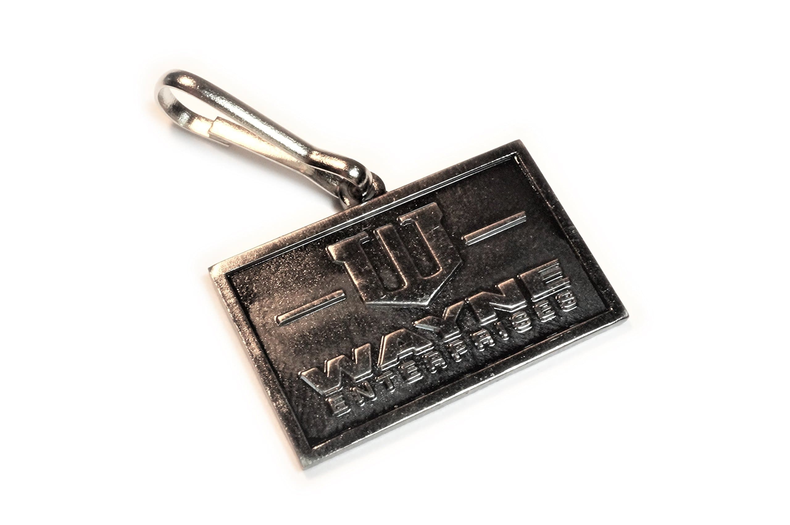 Wayne Enterprises Batman Company Logo Purse Backpack Zipper Pull Clip Charm