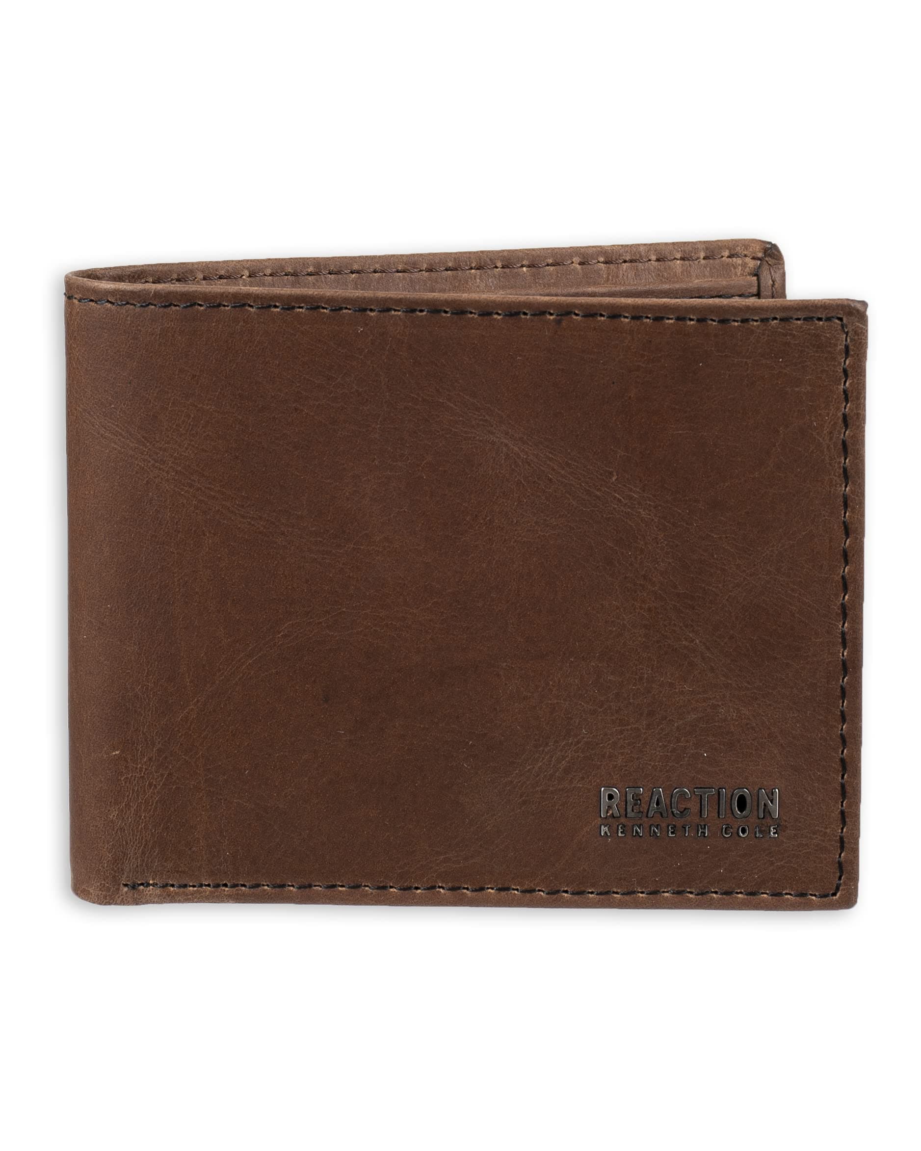 REACTION Men's Leather Bifold Wallet