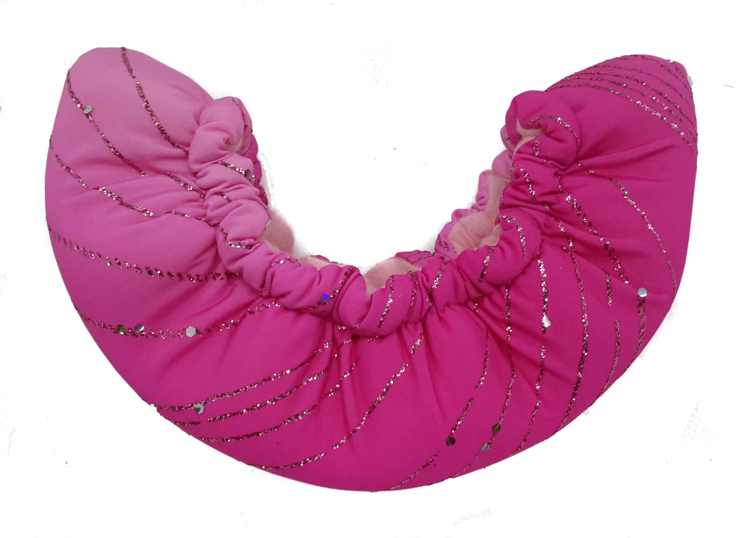 Igloo Sports Pink Ombre Glitter ice Skate soakers, ice Skate Blade Covers