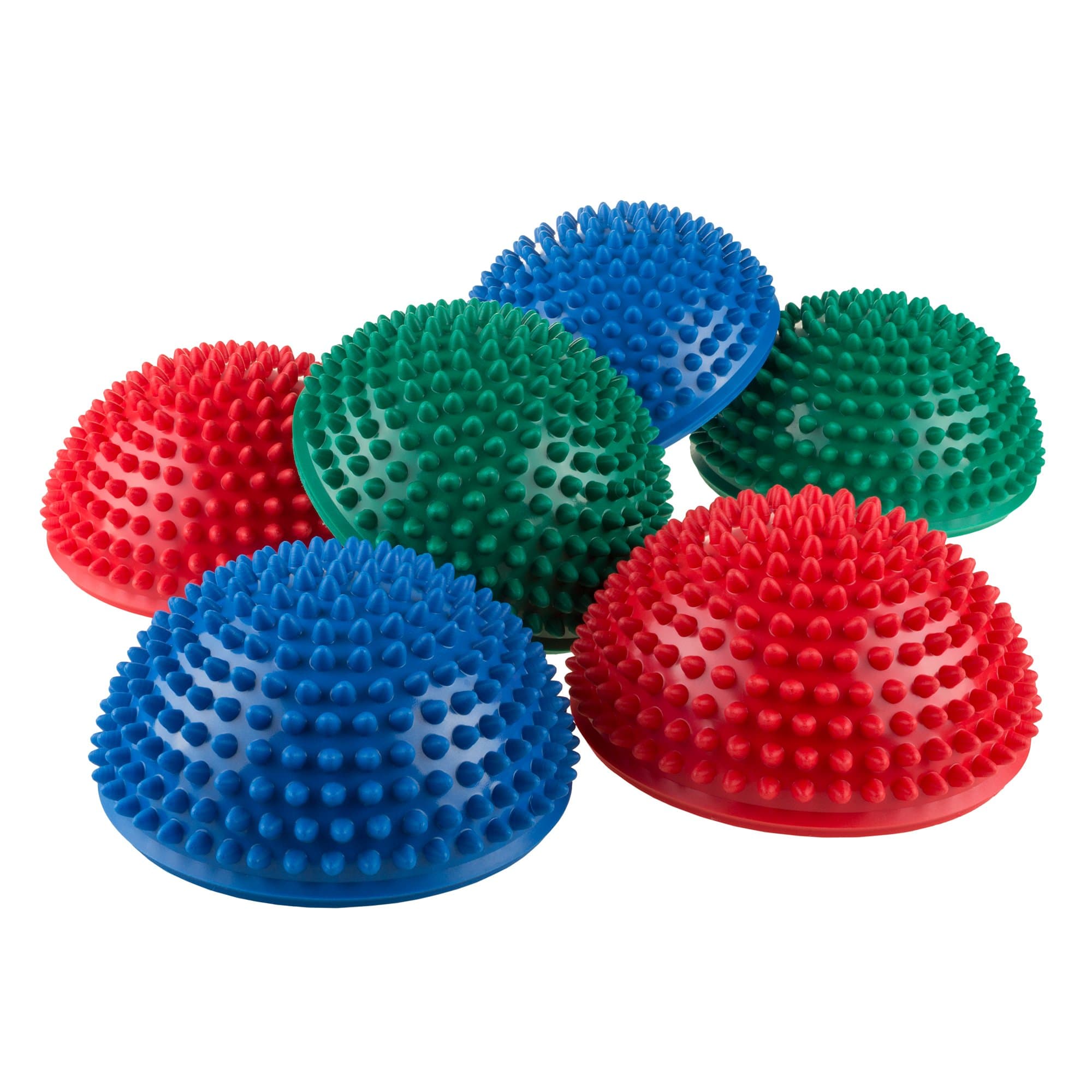 Balance Pods- Hedgehog Style Balancing and Stability Half Dome Stepping Stones for Exercise- Set of 6 for Kids and Adults