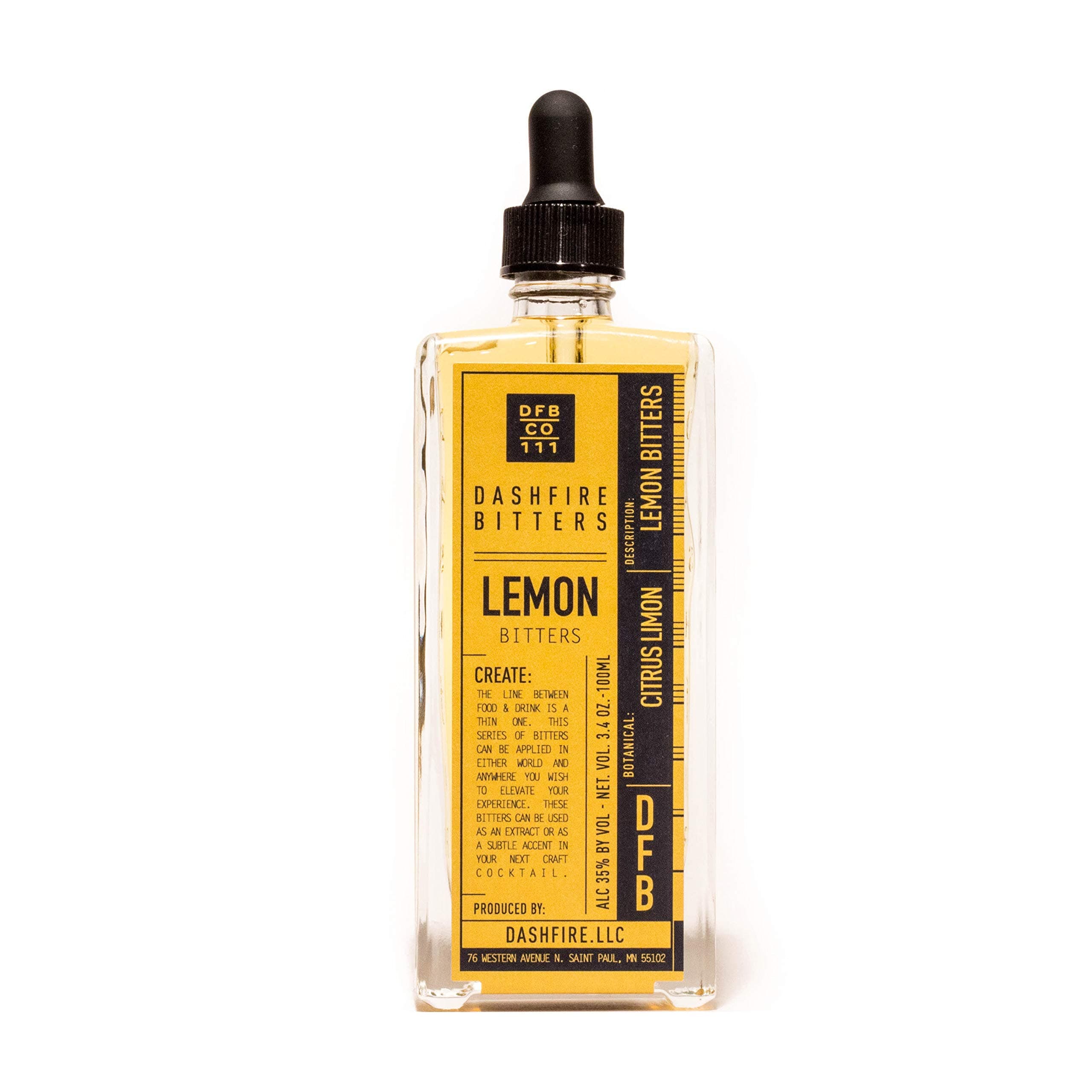 Dashfire Lemon Cocktail Bitters 100ml Bottle