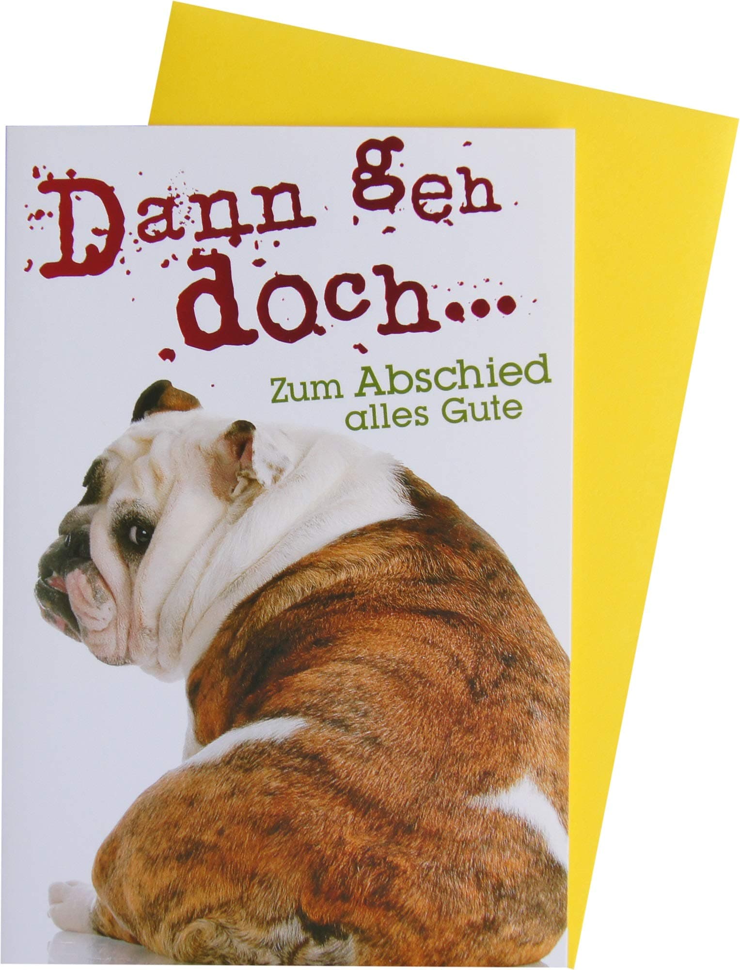 Horn Greeting Card Farewell 41-H1035