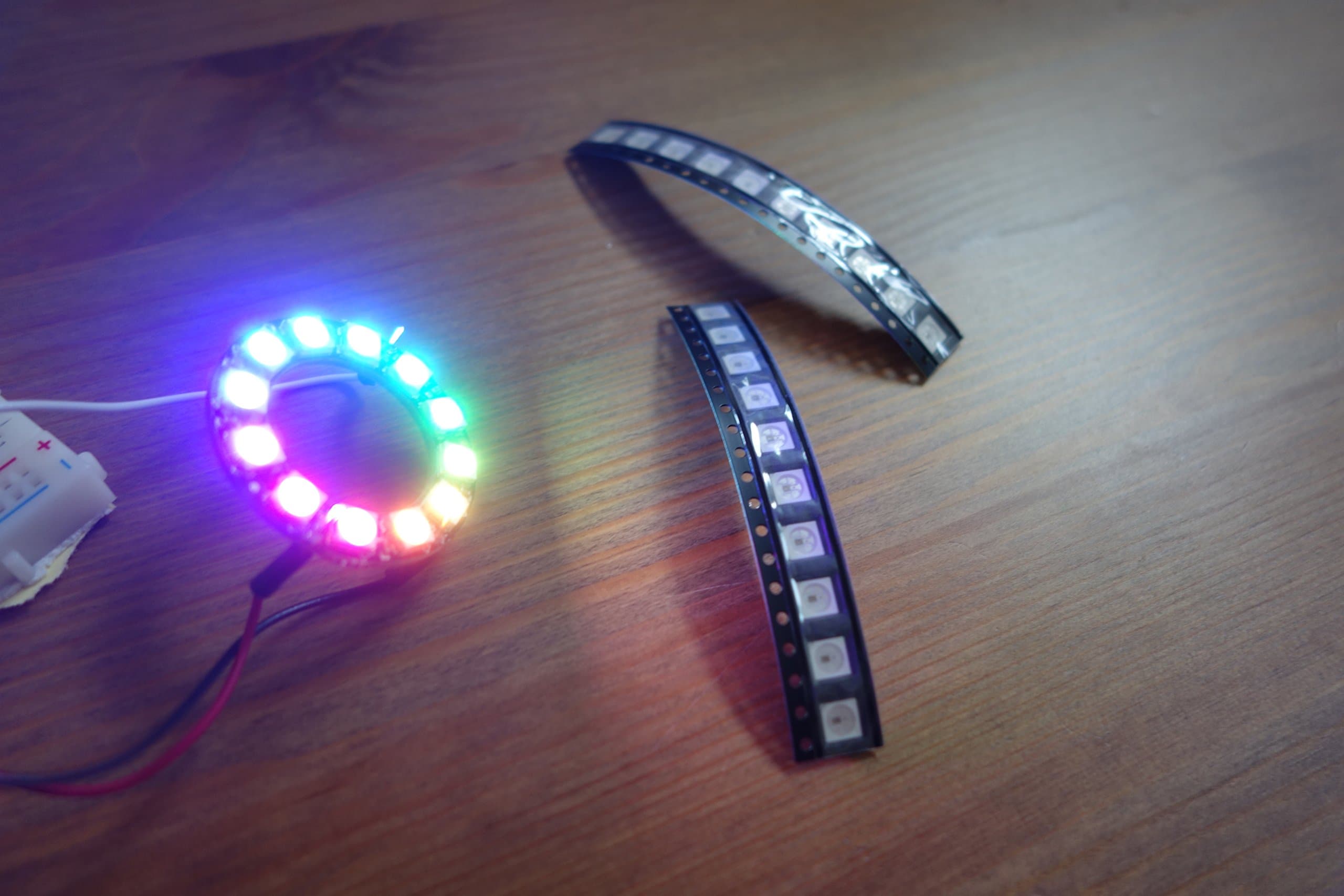 ws2812s RGB LED, 25 unidades)