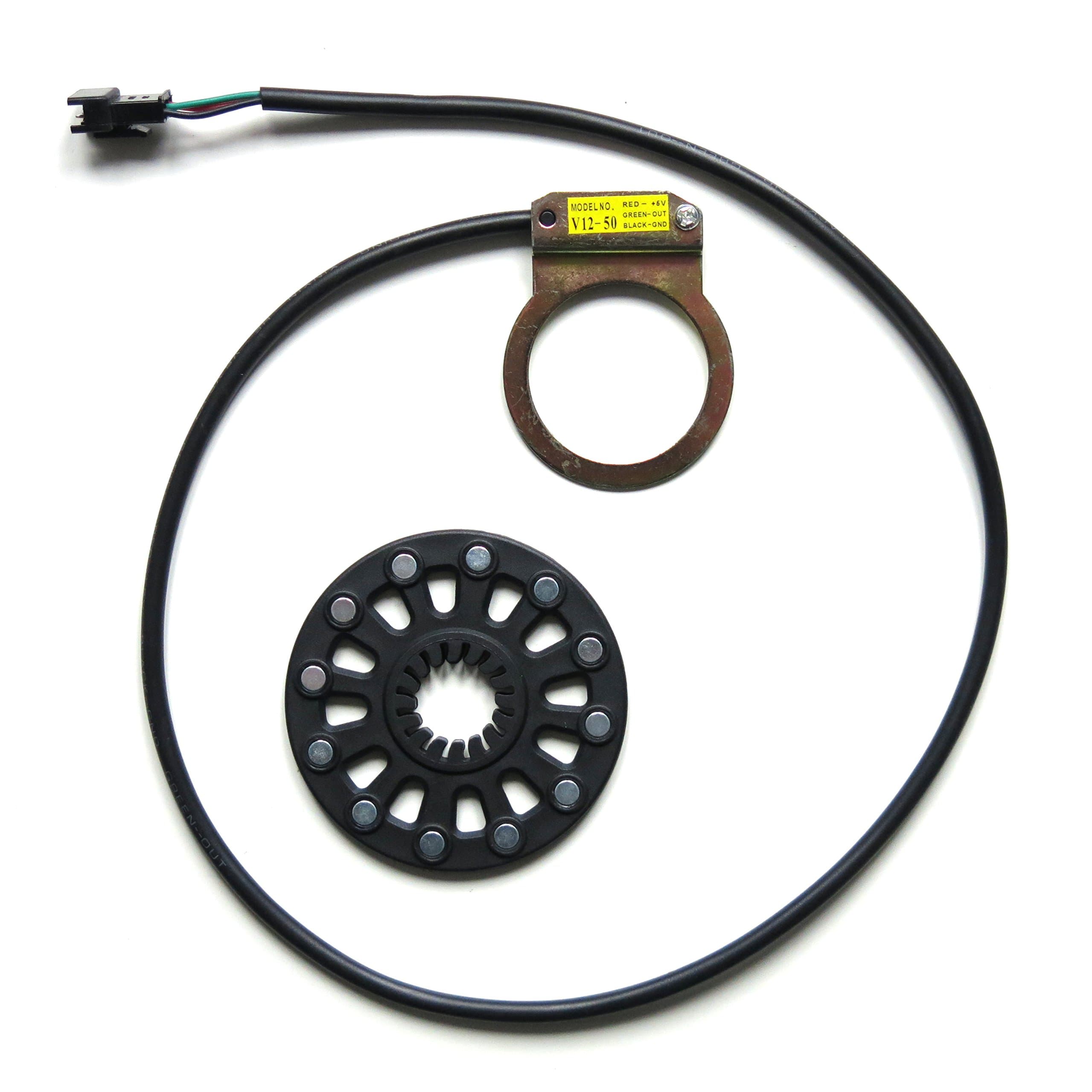 DRL Global Electric Bike 12 Magnet PAS Pedal Assist Sensor Cadence Speed Ebike V12-50