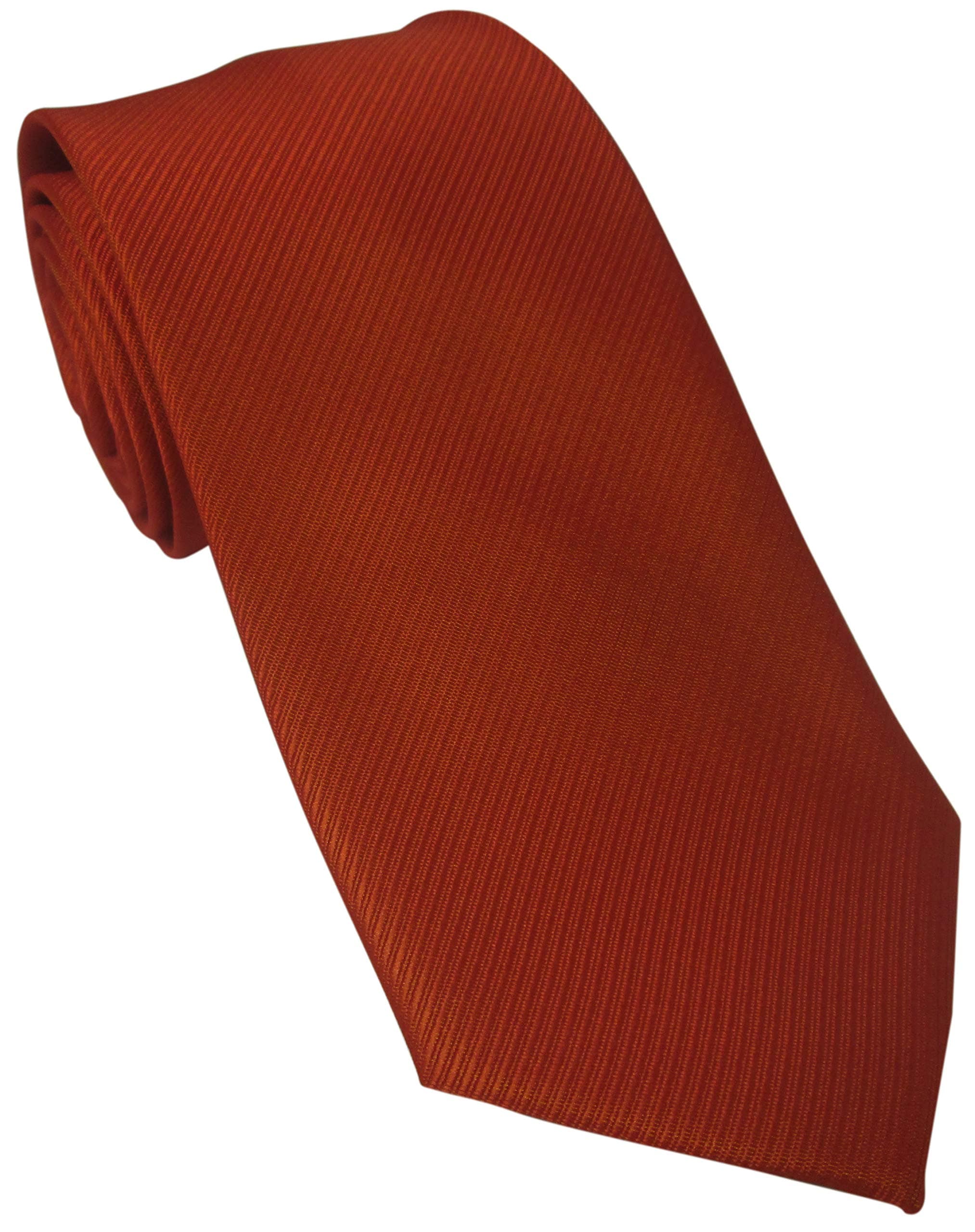 Oliver Bainbridge Premium Burnt Orange Silk Tie