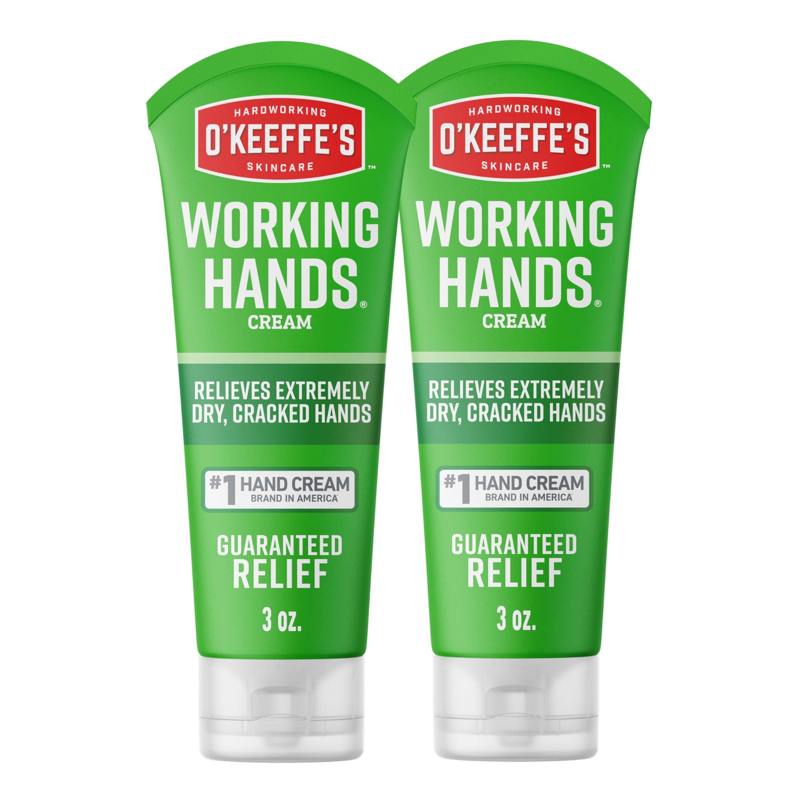 O'Keeffe's Working Hands Hand Cream, 3 ounce Tube, (Pack of 2)