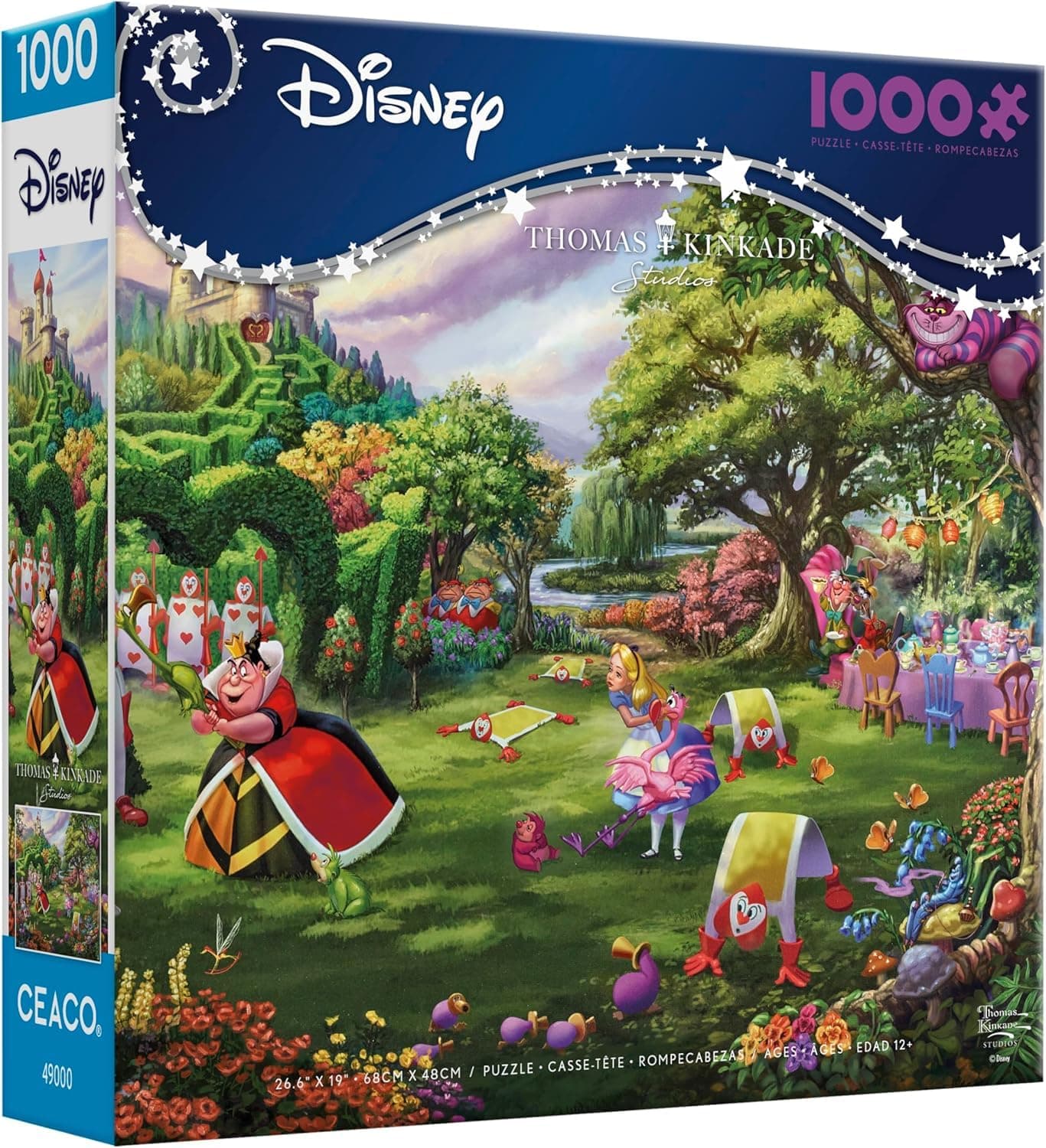 Ceaco - Thomas Kinkade - Disney - Queen of Hearts - 1000 Piece Jigsaw Puzzle