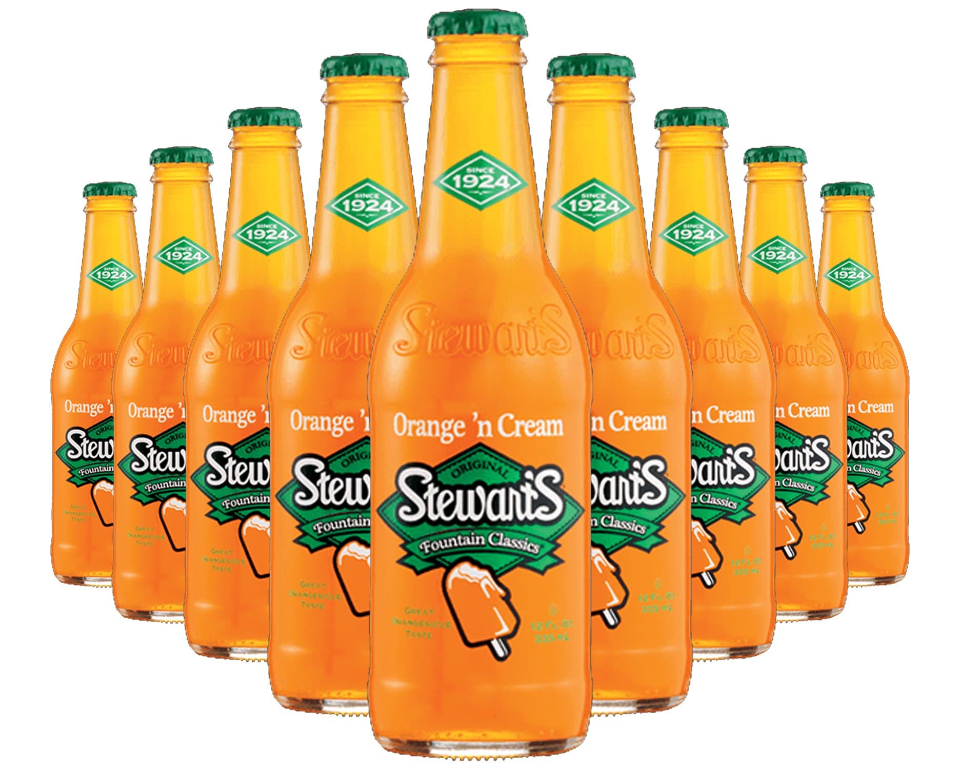Orange & Cream Soda, 12 fl oz (24 Glass Bottles)