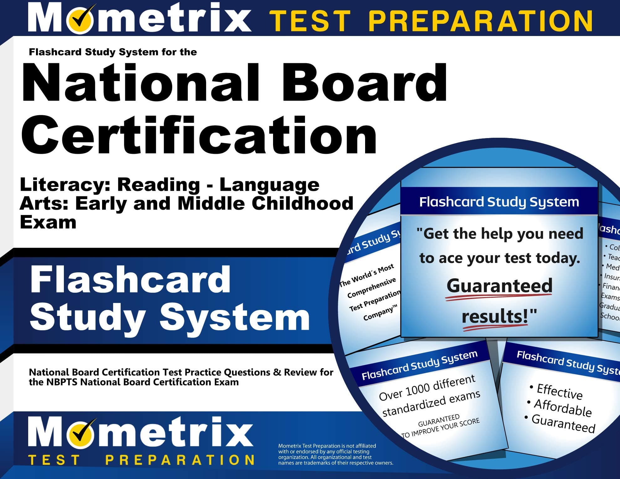 Flashcard Study System for the National Board Certification Literacy: Reading - Language Arts: Early and Middle Childhood Exam: National Board ... National Board Certification Exam (Cards)