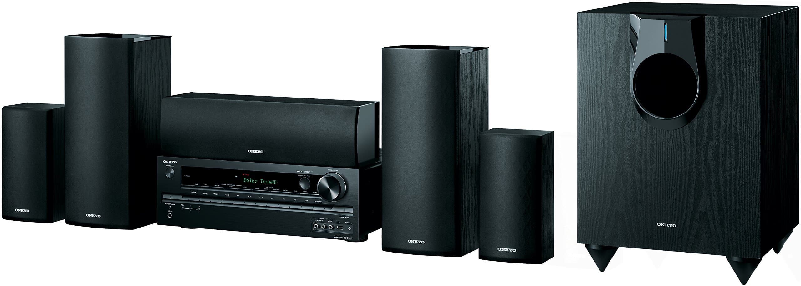 Onkyo HT-S5700 5.1-Channel Network A/V Receiver/Speaker Package with Bluetooth