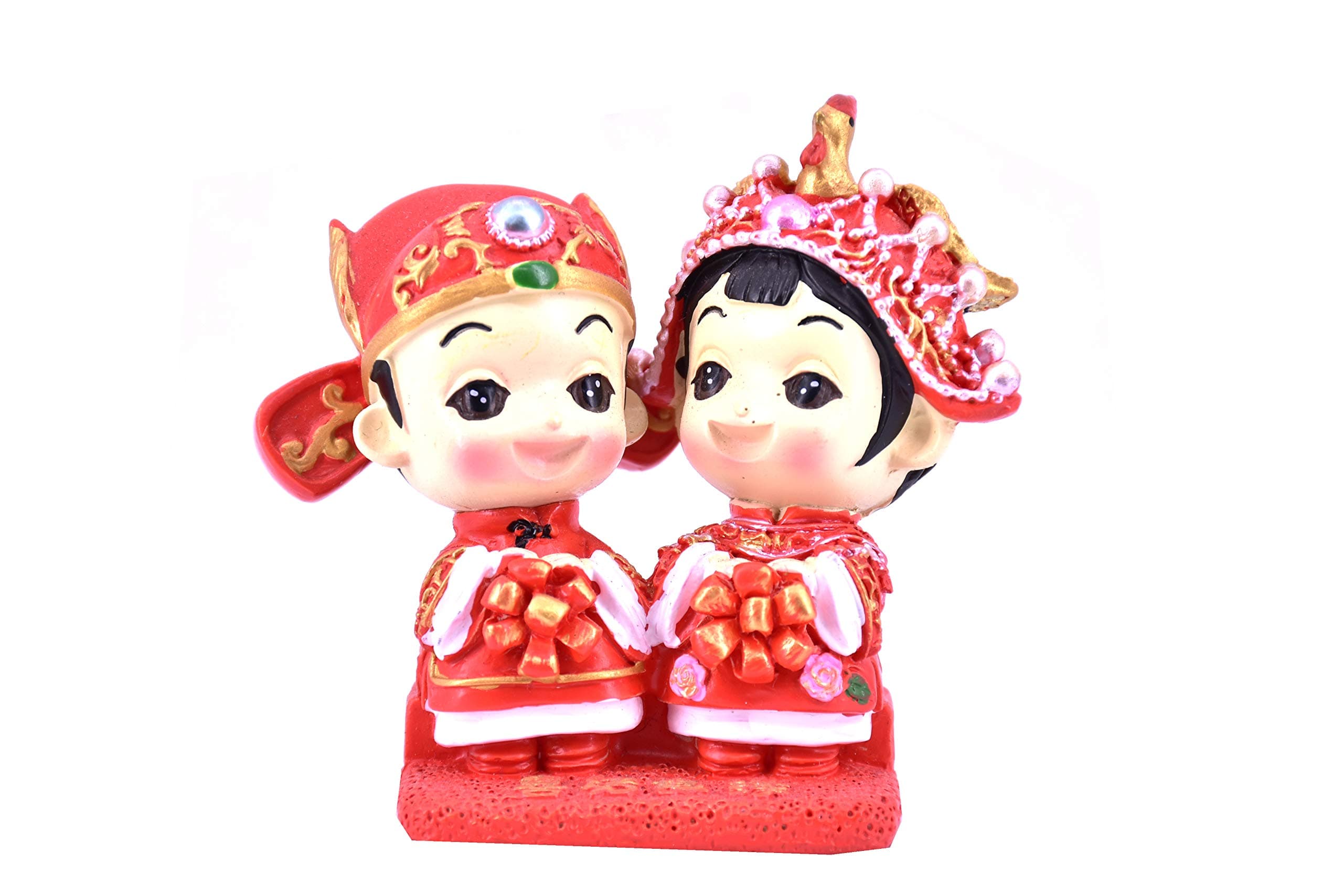 Feng Shui Wedding Couple Statue Figurine Marriage Luck Wedding Gift (003)