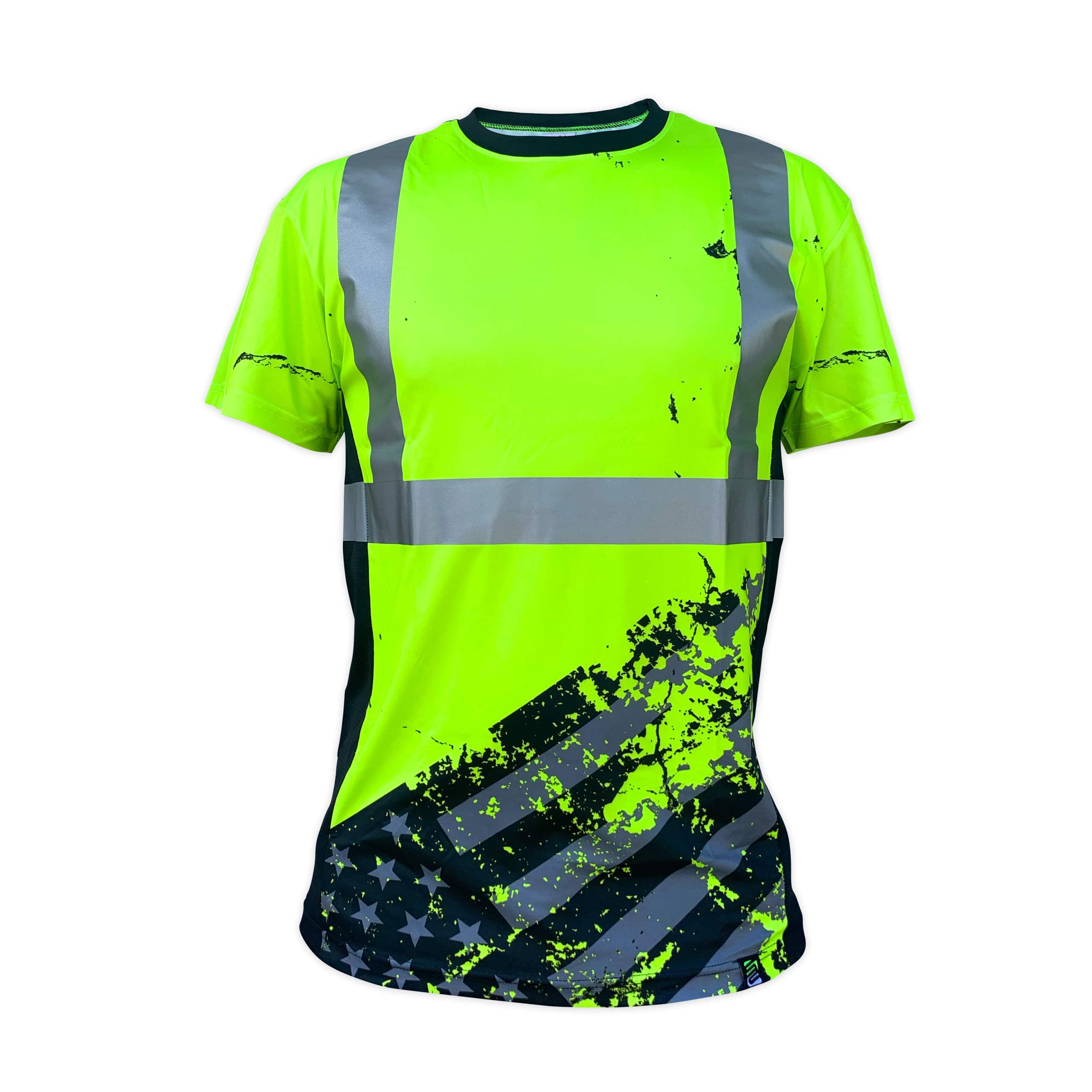 SafetyShirtz SS360 American Grit Tee ANSI Class 2 S Yellow