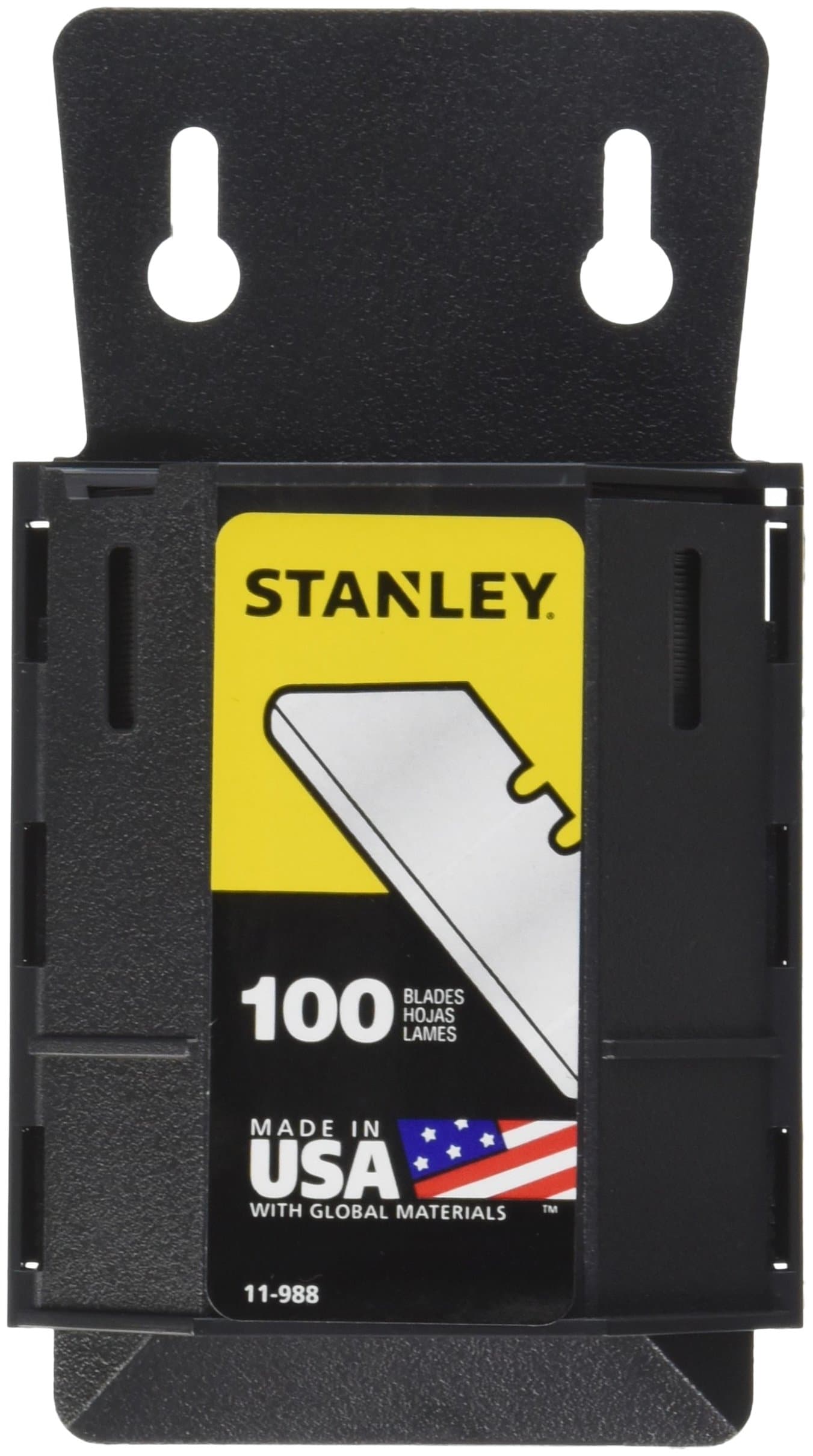 STANLEY 11-988 Carton Round-Point Utility Blade, 100-Pack