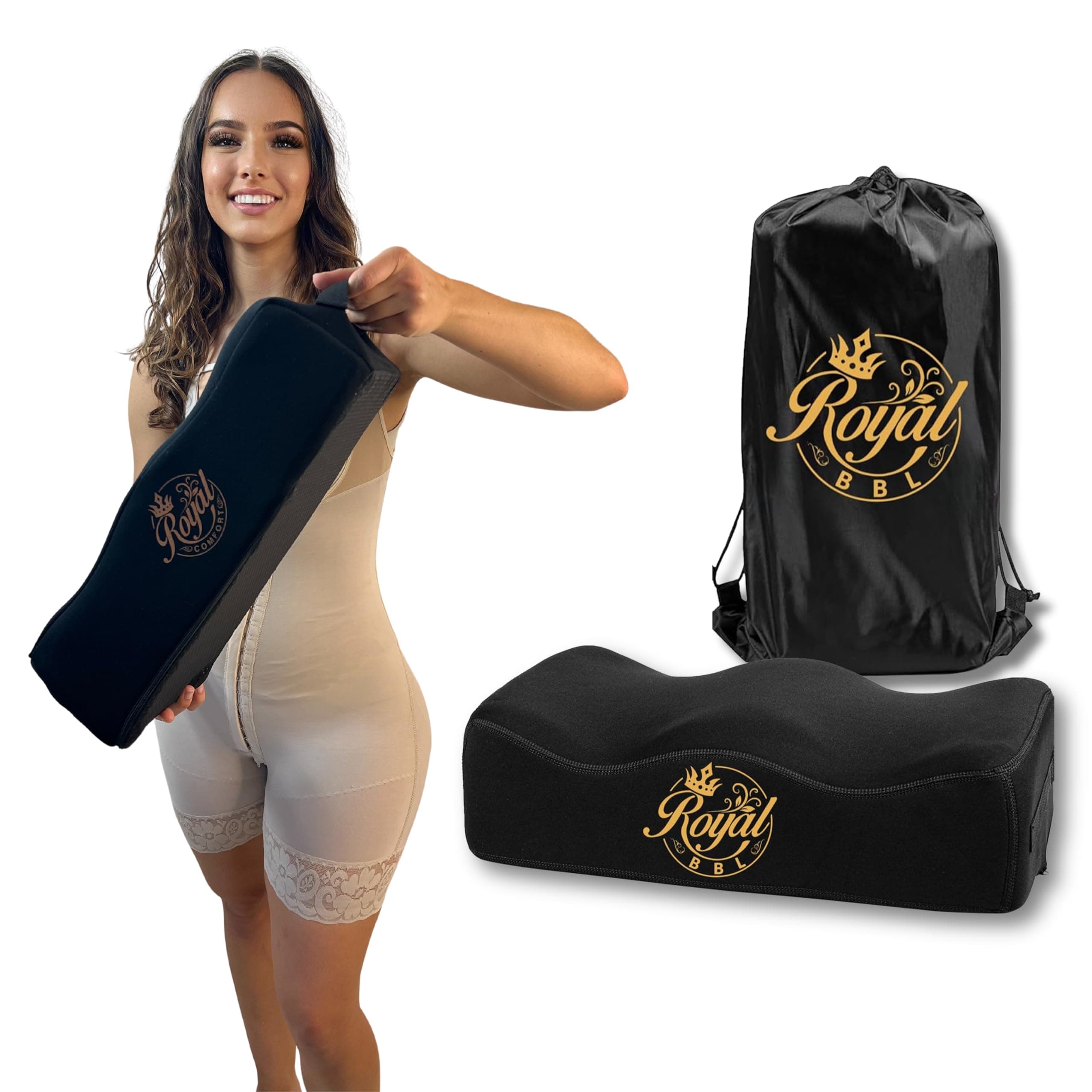 WYN ESSENTIALS BBL 枕 手術後のブラジリアンヒップリフト 回復ブーティーサポートクッション | 2層で超快適 - 手術後の座り方を最大限にサポート - BePillow Dr. 承認済み