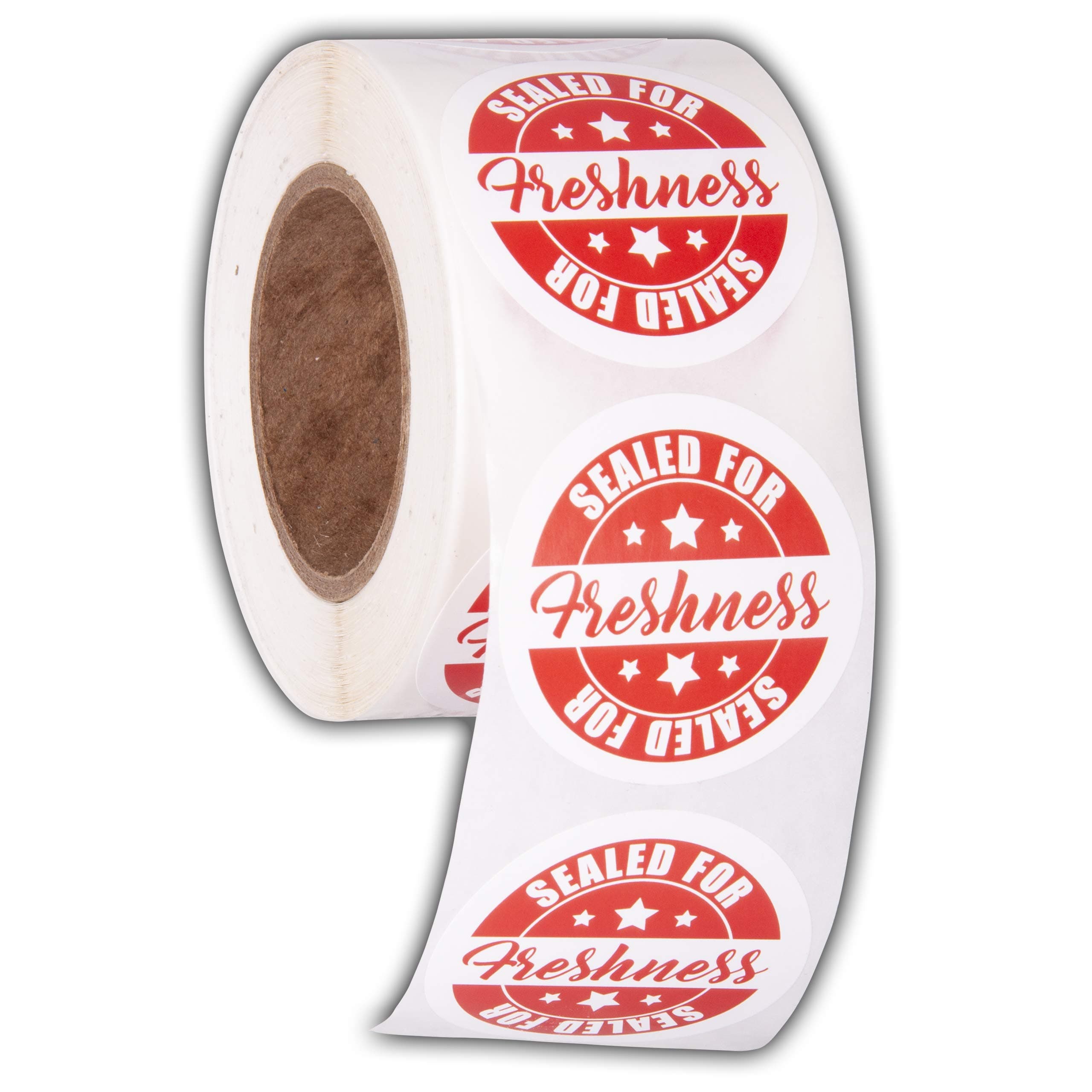 Food Delivery Tamper Evident Sealed for Freshness Labels - 500 Adhesive Stickers for Safe Food delivery (2" Circles)