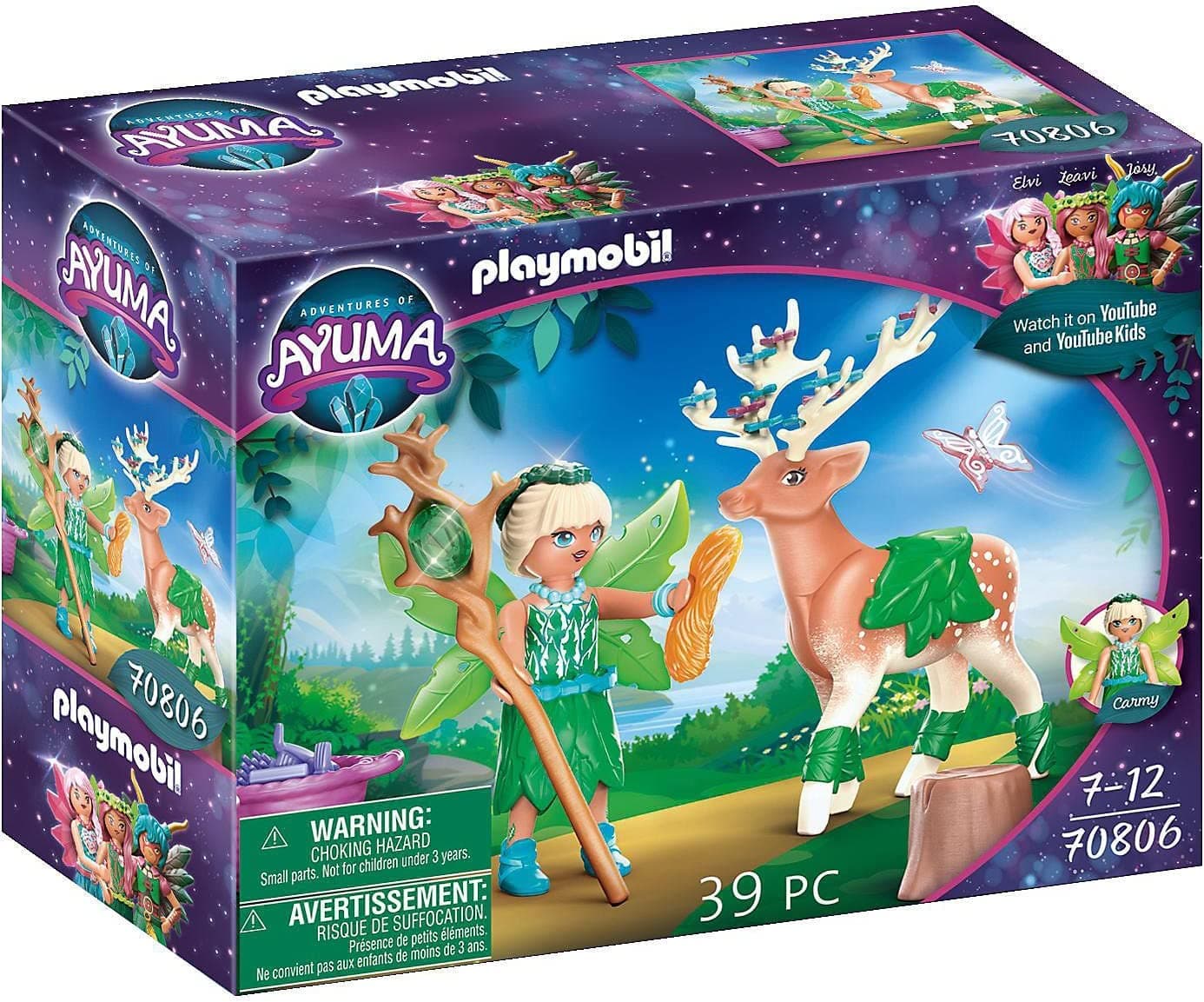 Playmobil Adventures of Ayuma Forest Fairy with Soul Animal
