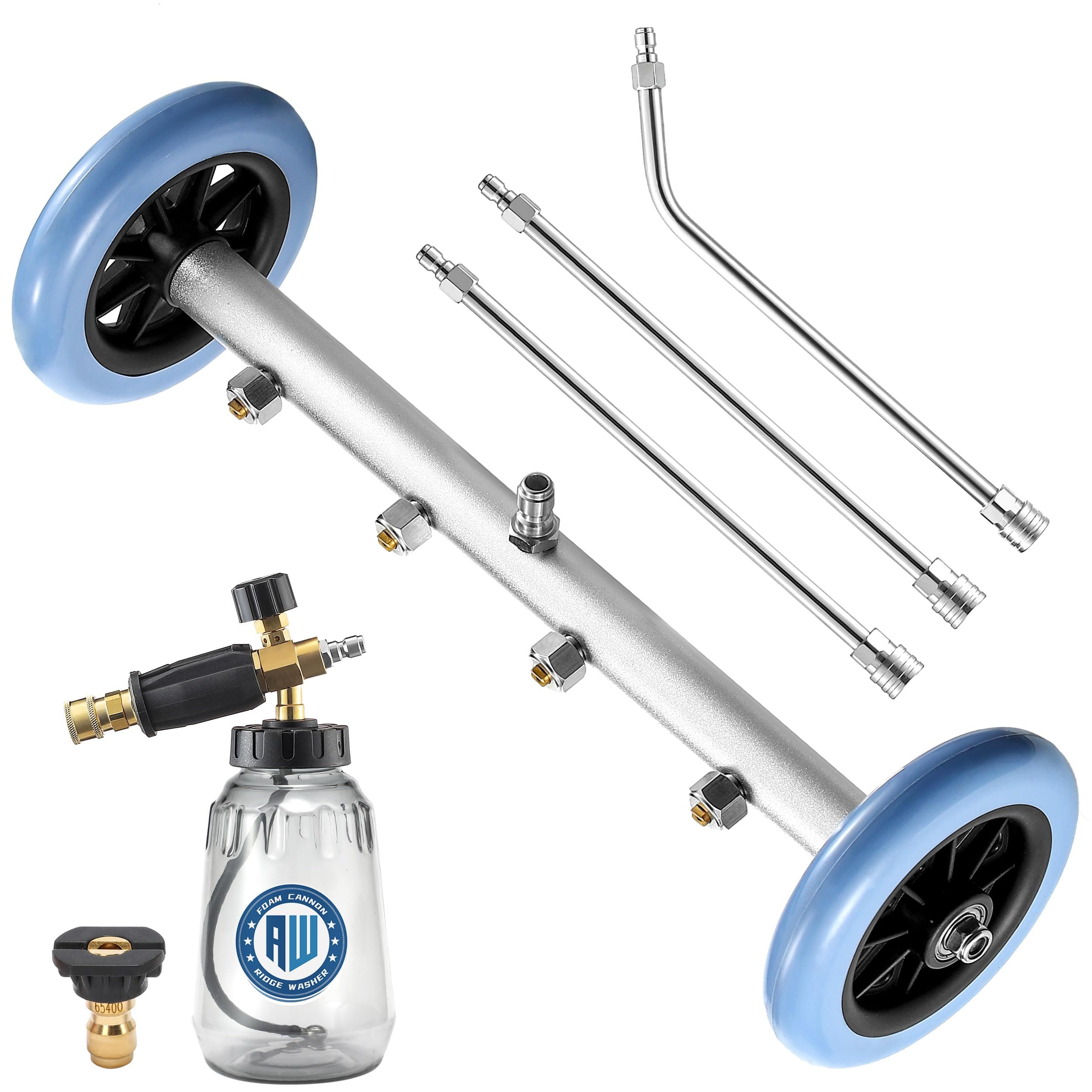 RIDGE WASHER Pressure Washer Undercarriage Cleaner, 16 Inch Undercarriage Was...