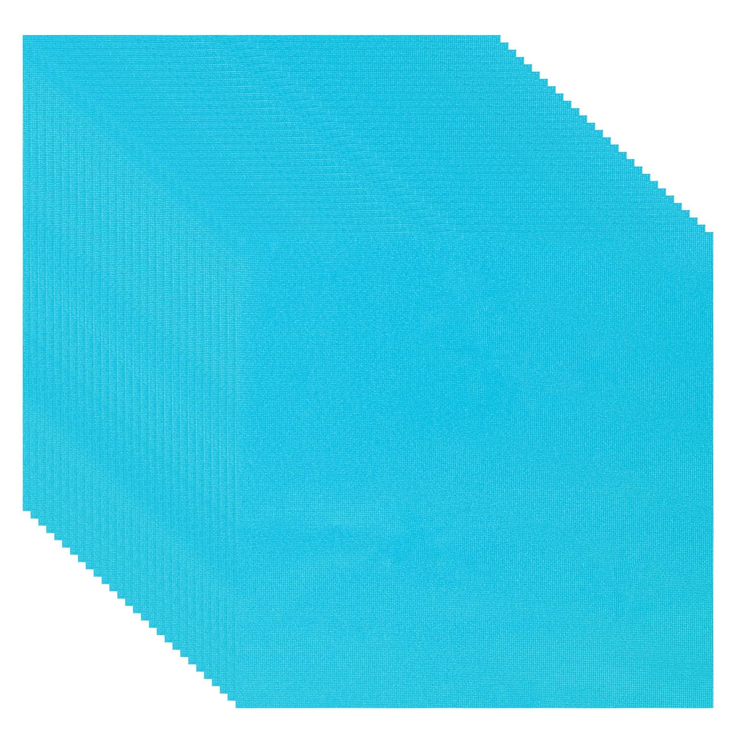 Foil Candy Wrapper 100Pcs 6x6 Inch Aluminum Chocolate Bar Wrapping Paper Sheets for Wedding Birthday Christmas (Blue, 6x6)