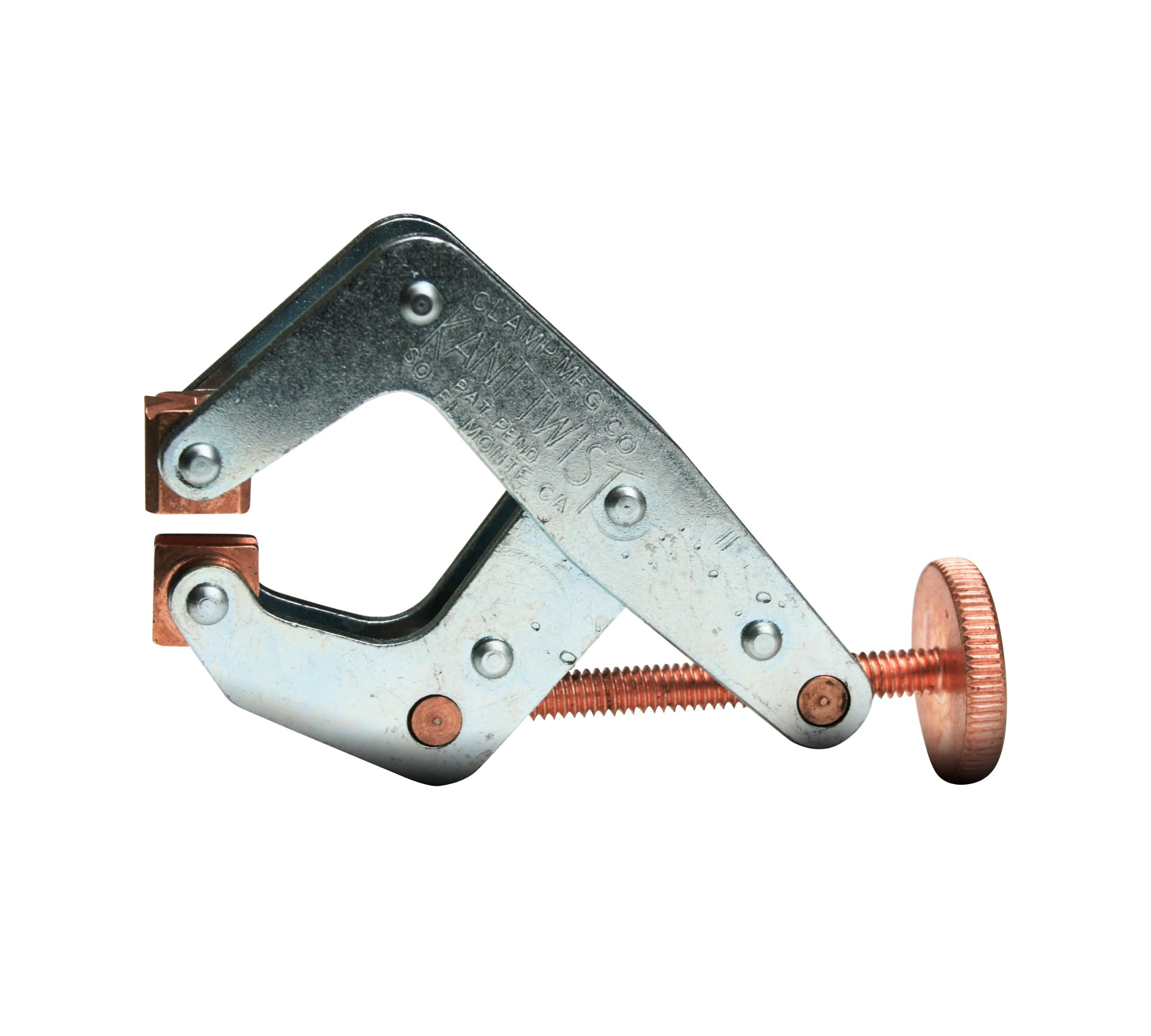 Kant Twist 405-1 Universal Round Handle Clamp, 2" Holding Size, 3-1/2" Length x 3-1/4" Width, 800 lbs Holding Capacity