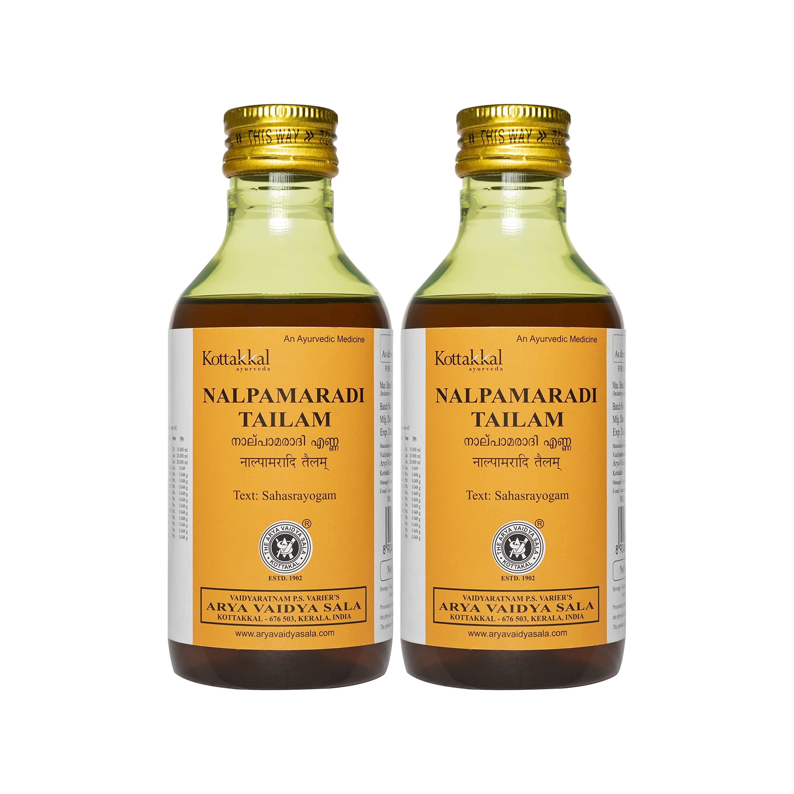 Nalpamaradi Tailam - Oil, 200 Ml, For Hair & Skin (Pack Of 1)