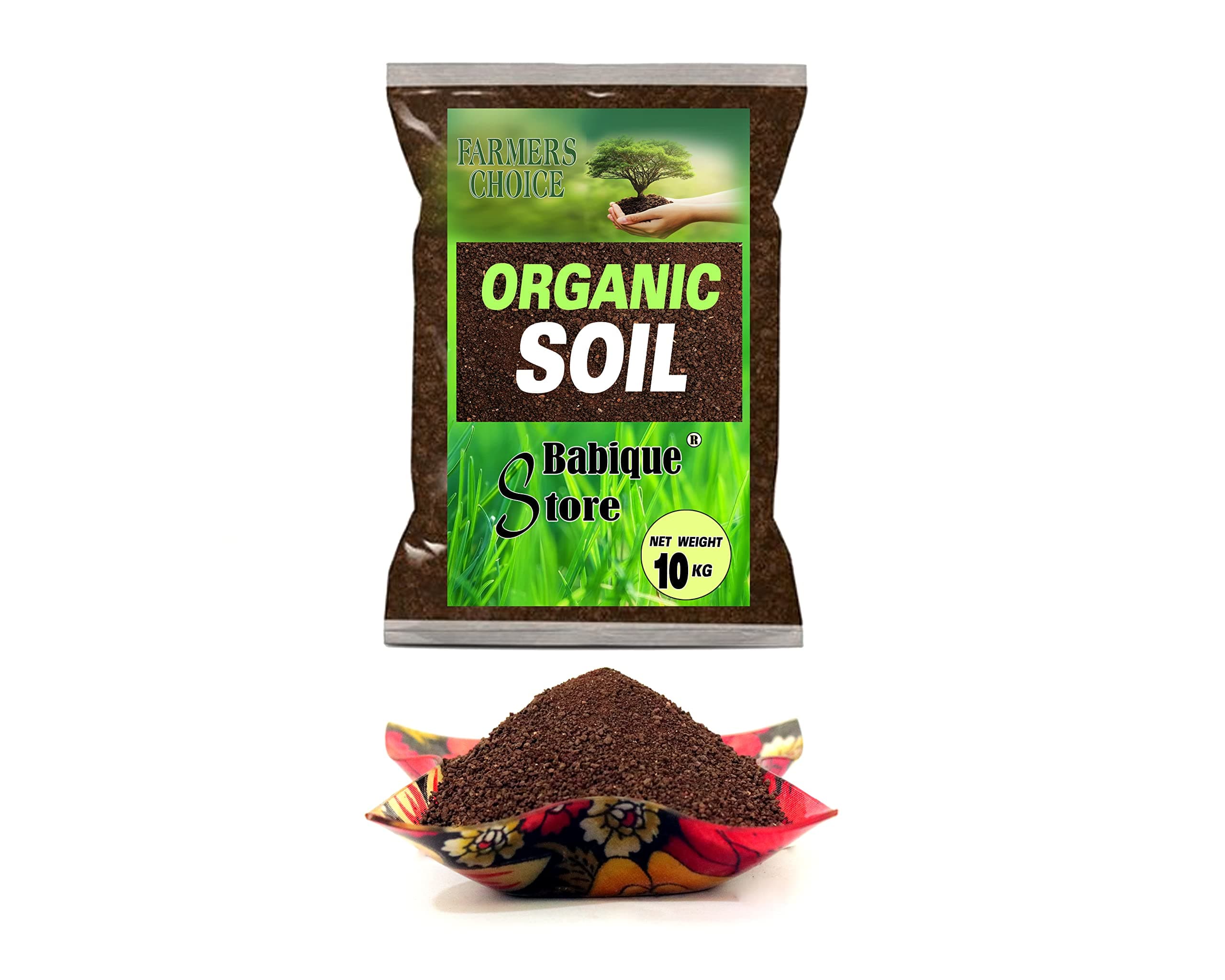 Pure Soil Organic Fertilizers 100% Natural for Plants & Home Gardening (10 Kg)