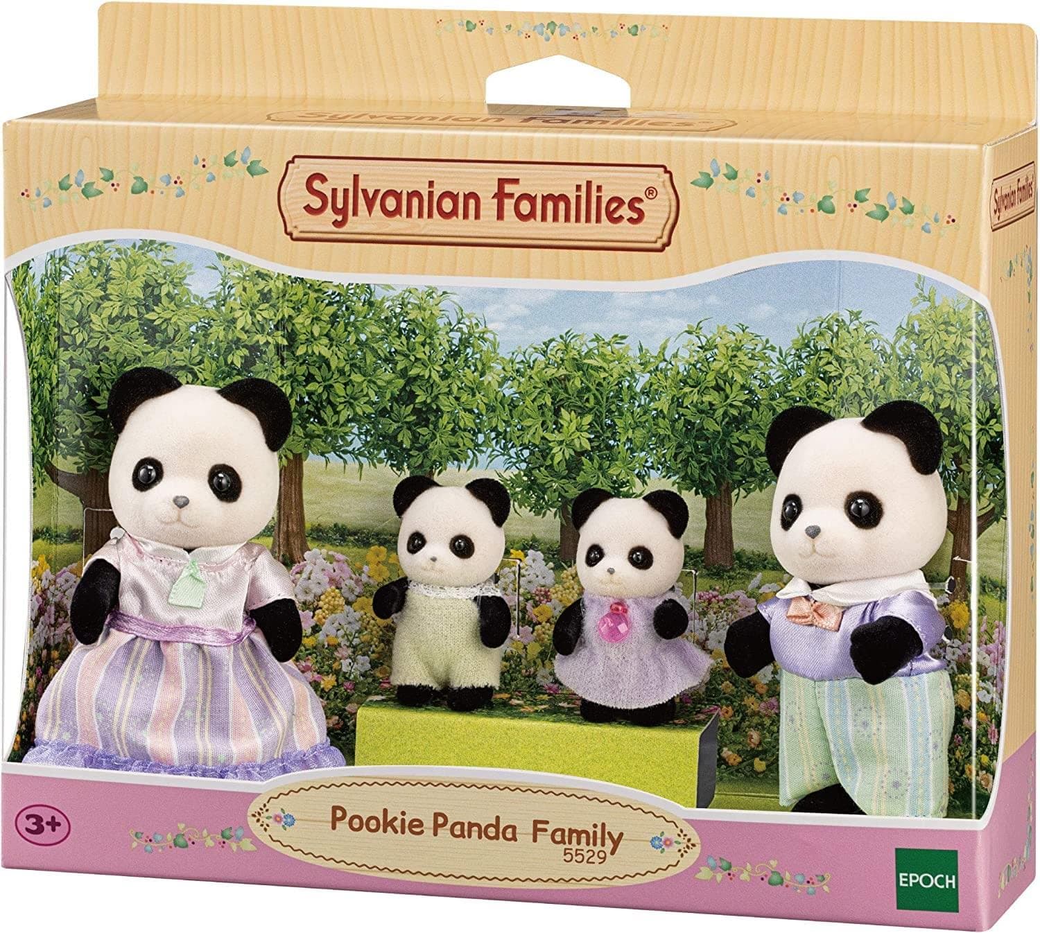 Sylvanian Families Pookie Panda Family Toys