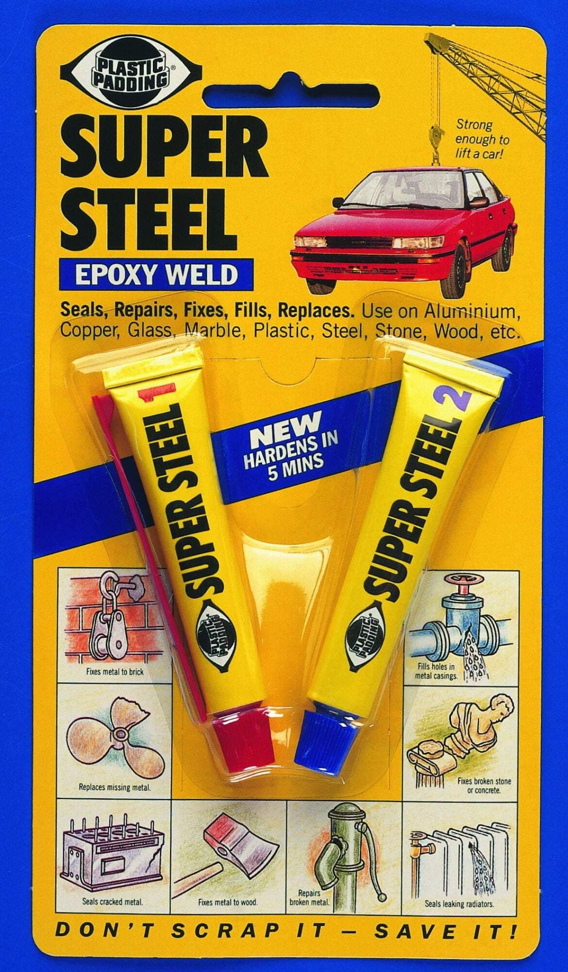 Plastic Padding Super Steel Epoxy Weld