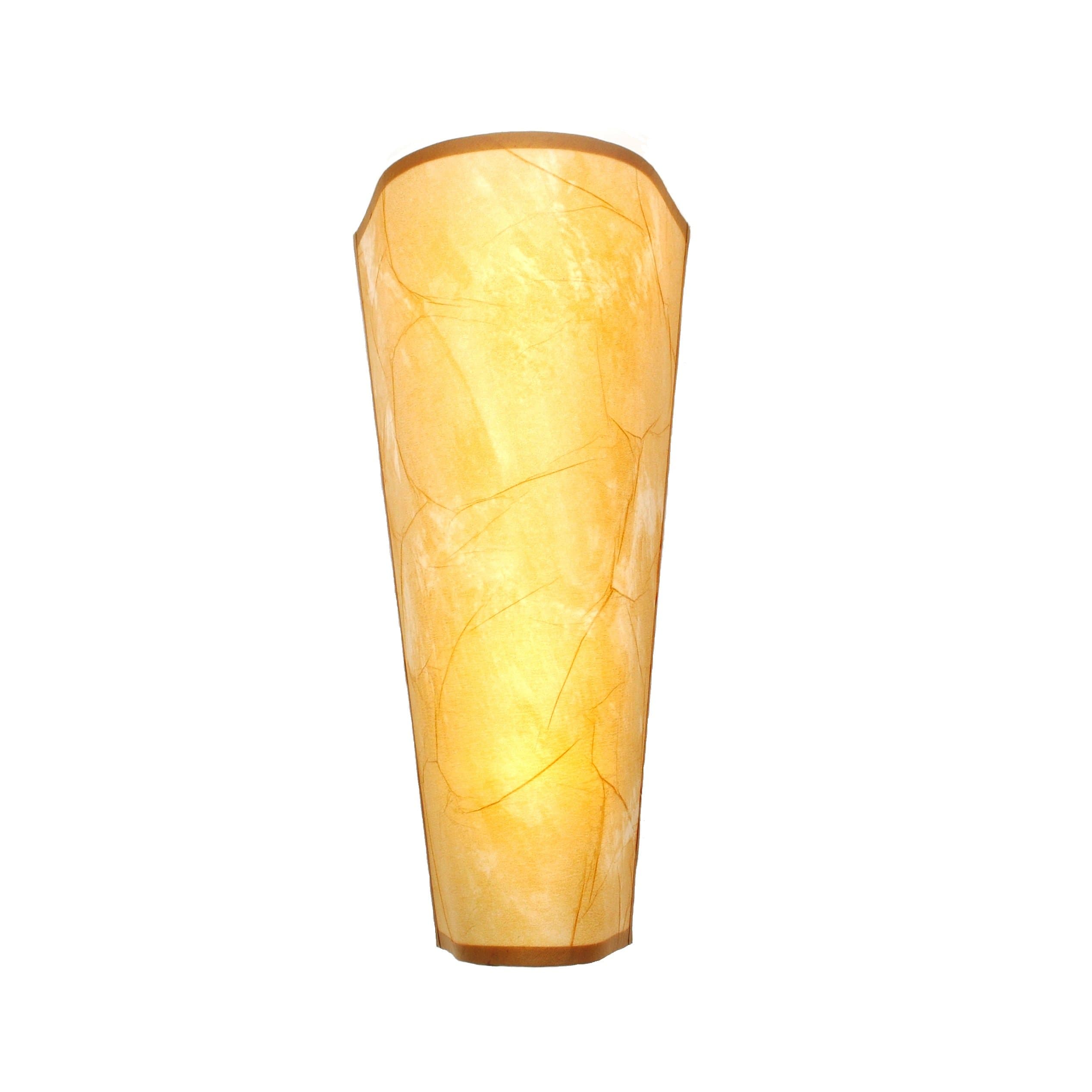 Exciting Lighting HC1000 Battery Operated Rice Paper Indoor/Outdoor LED Wall Sconce