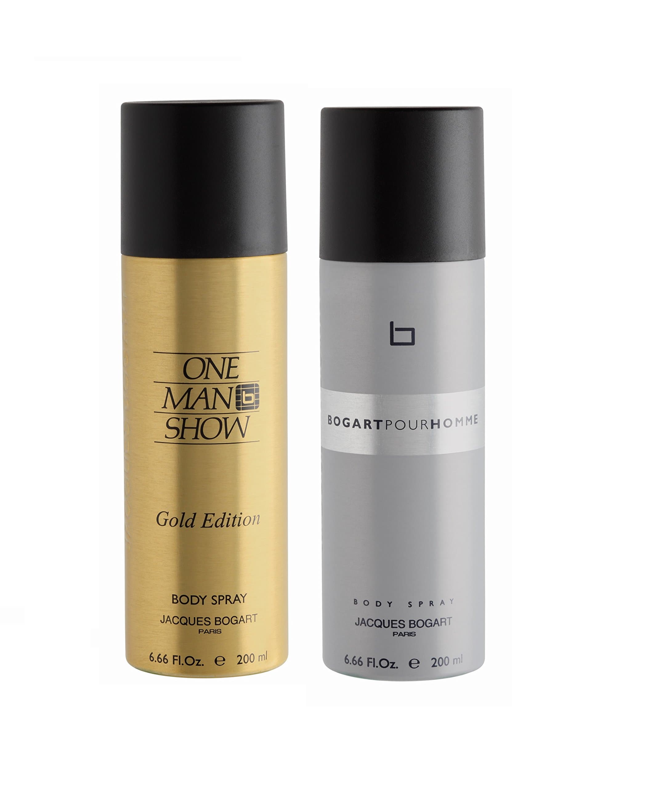 Bogart One Man Show Gold + Pour Homme Deo Combo Set - Pack Of 2, 400 ml (Pack of 2)
