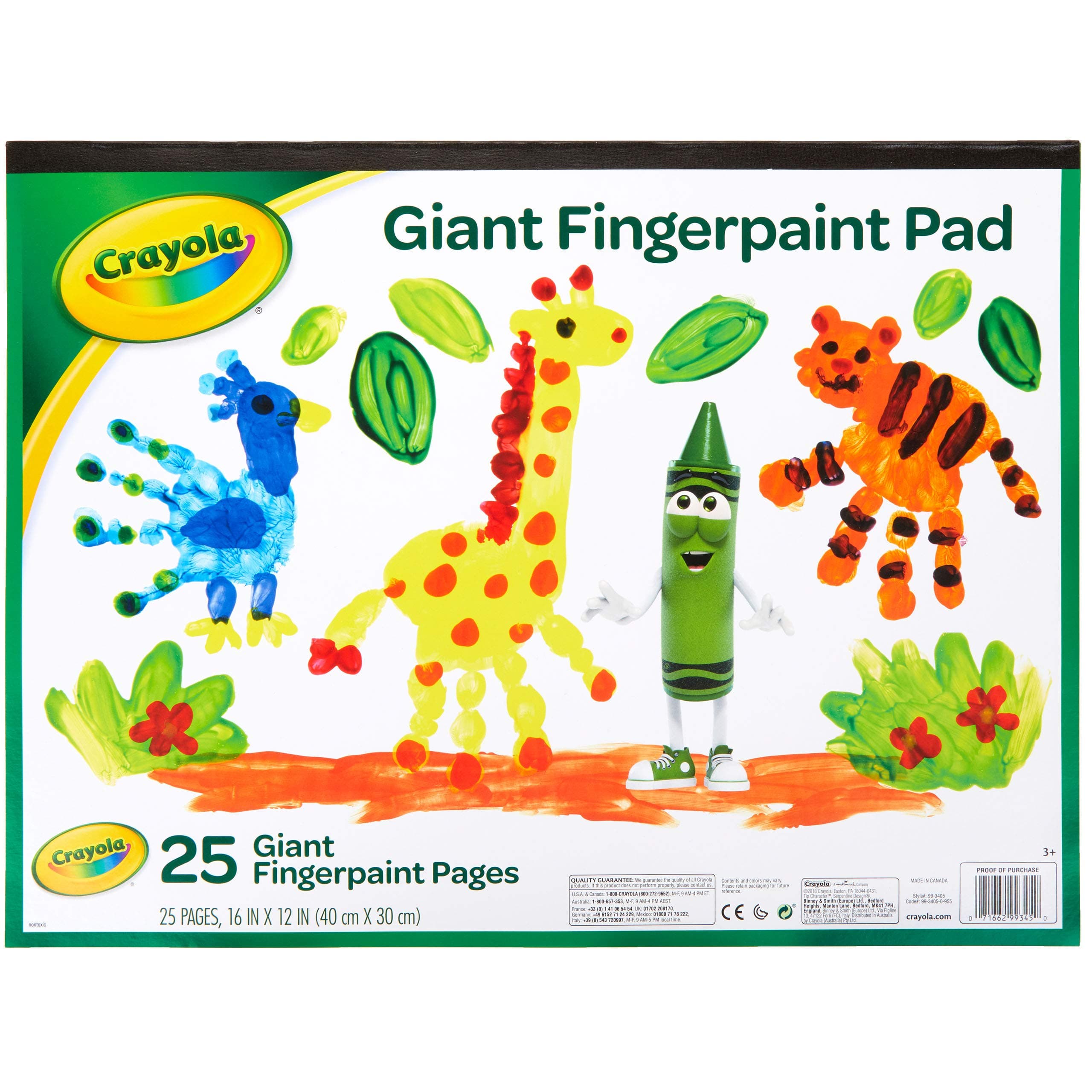 CrayolaGIANT FINGERPAINT PAD (25 pages)
