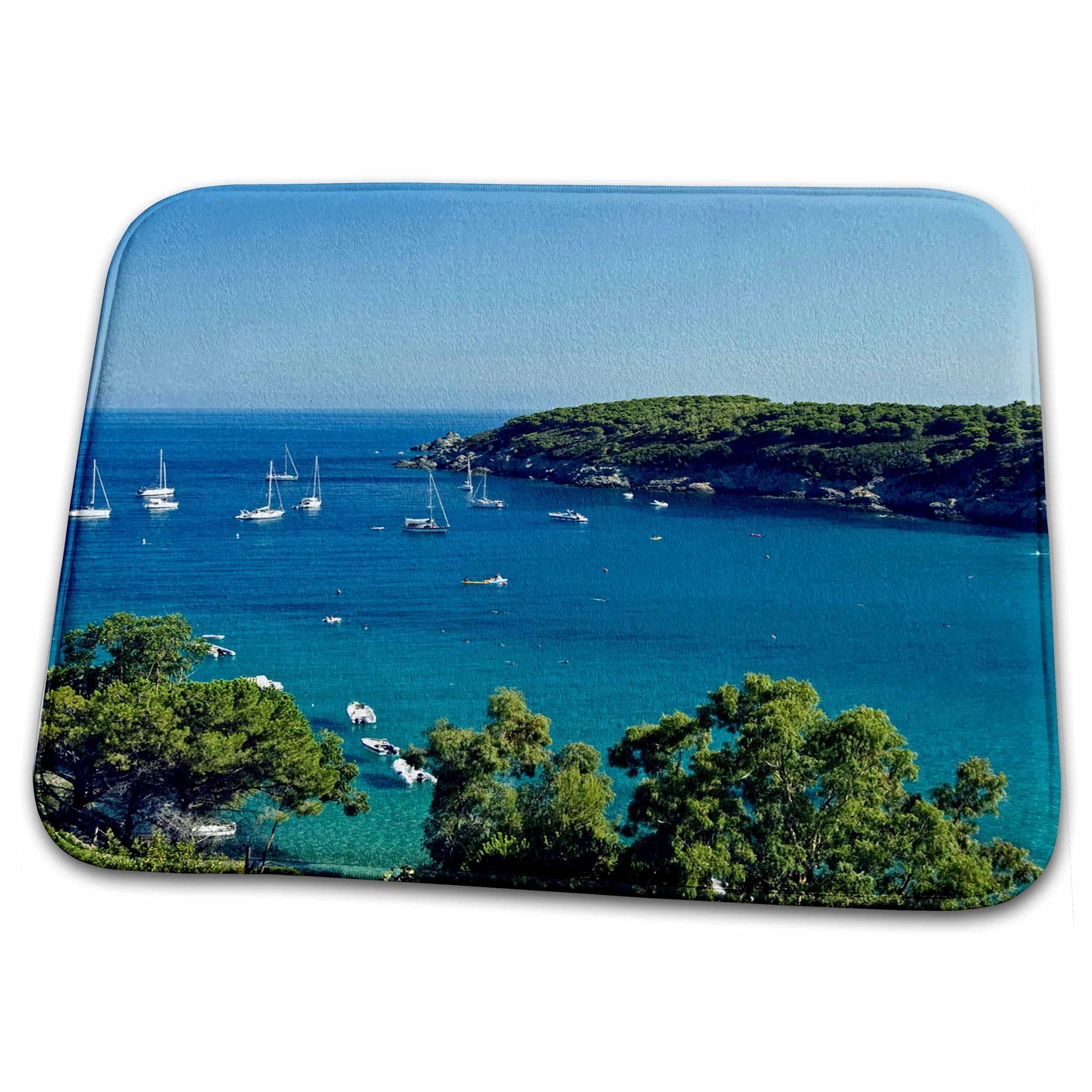 3dRose Bathroom Bath Rug Mat - Fetovaia, Isola dElba, Elba, Tuscany, Italy - EU16 NTO0523 - Nico Tondini Tuscany