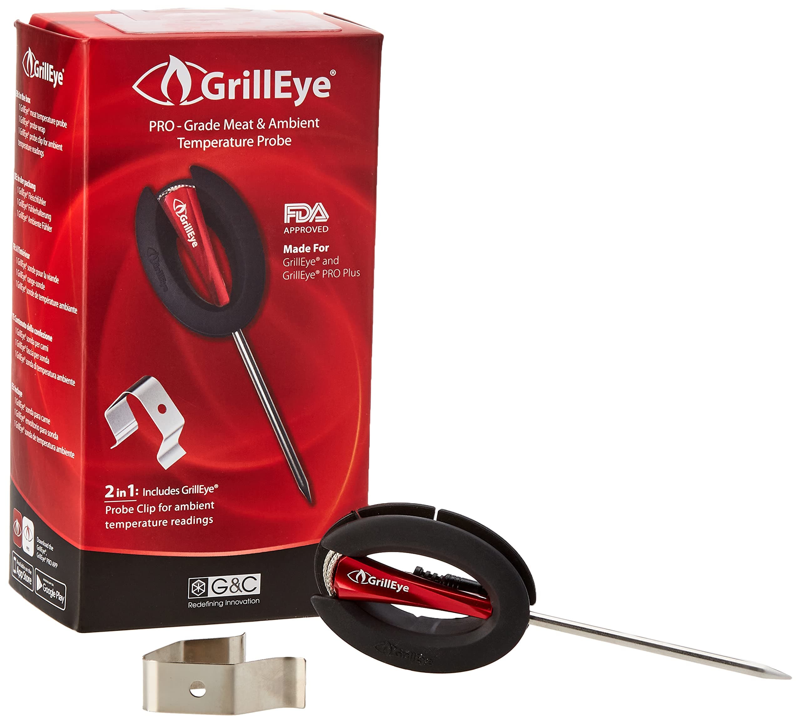 GrillEye PRO - professional grade meat & ambient probe