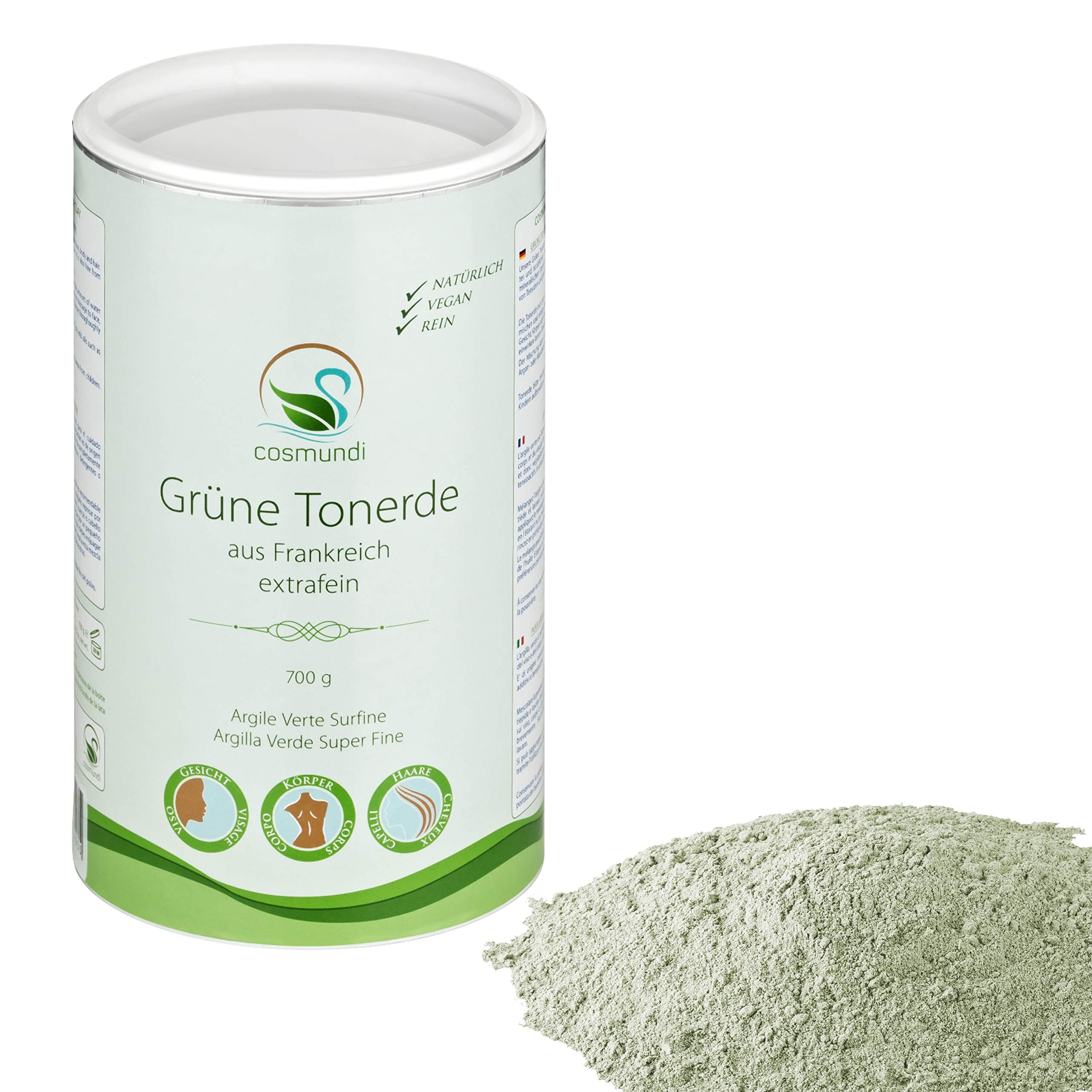 French Green Clay powder super fine 700g 24.69oz