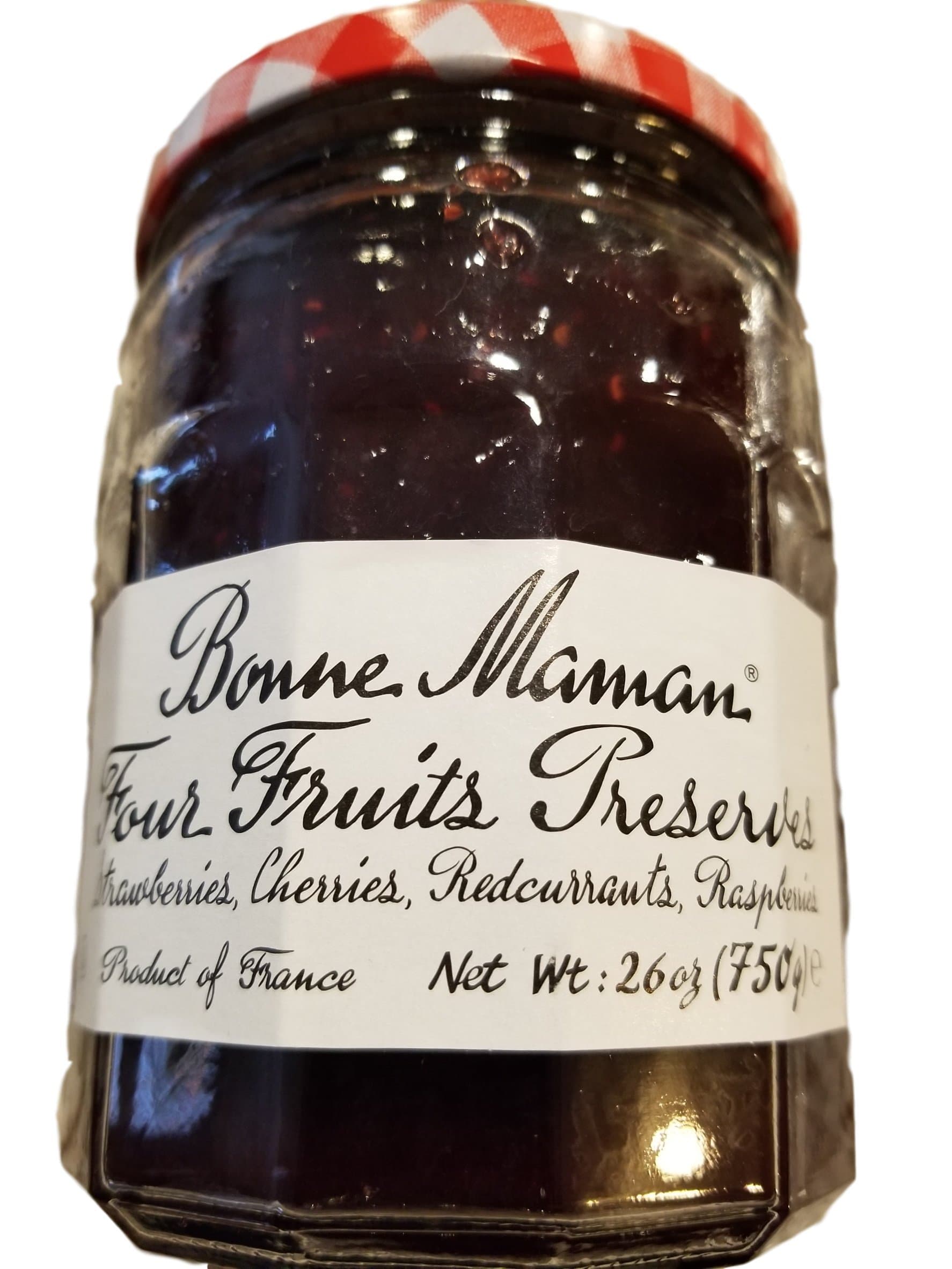 Four Fruits Preserves, 26oz Jar