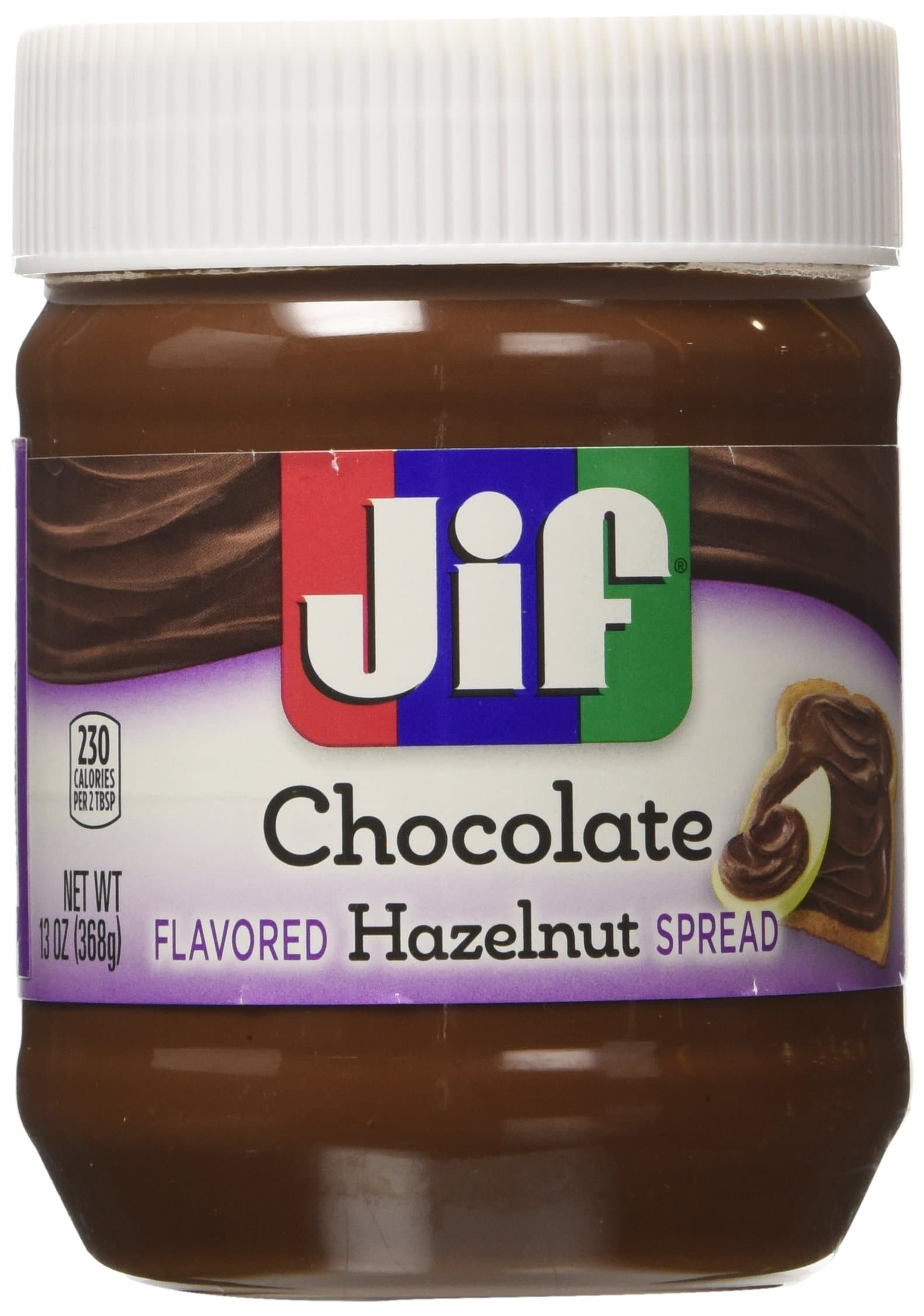 Jif, Chocolate Hazelnut Spread, 13oz Jar (Pack of 3)