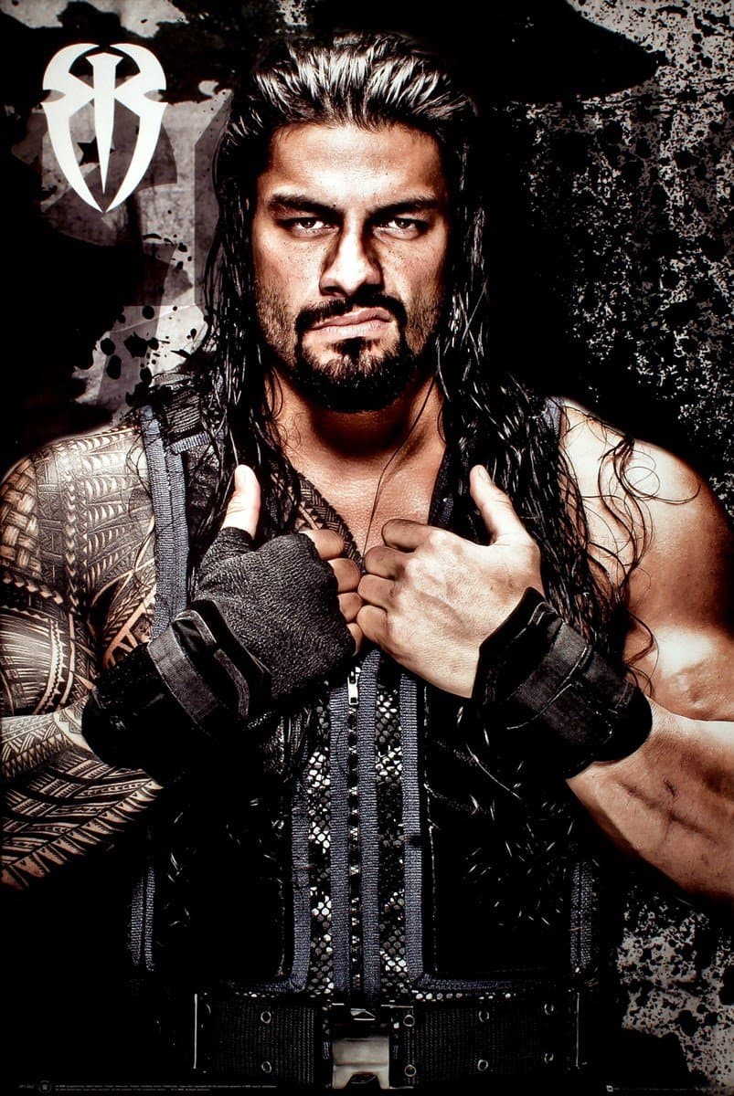 GB Eye Ltd, WWE, Roman Reigns, Maxi Poster, (61x91,5 cm), Wood, Multi-Colour, 66x3.5x3.5 cm