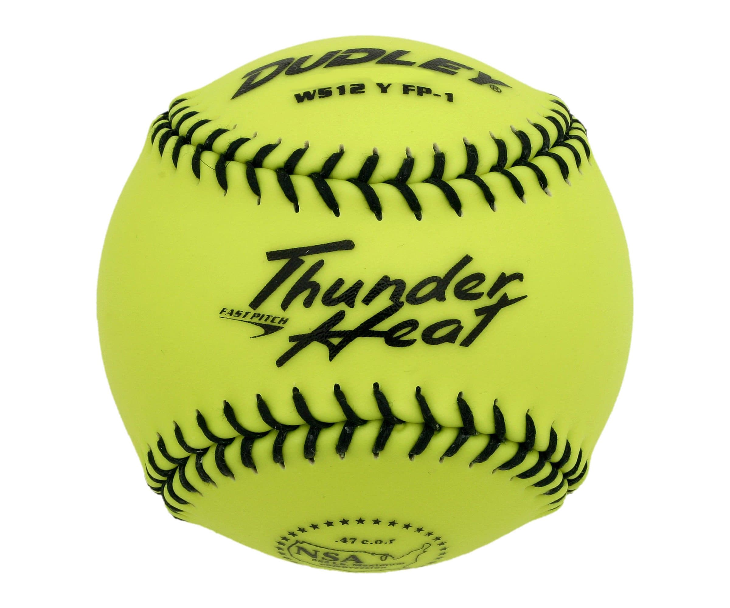 Dudley NSA Thunder Heat 11" Fast Pitch Softball - Synthetic Cover - 12 pack