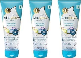 AHAGLOW FACE WASH 200GM PACK OF 3