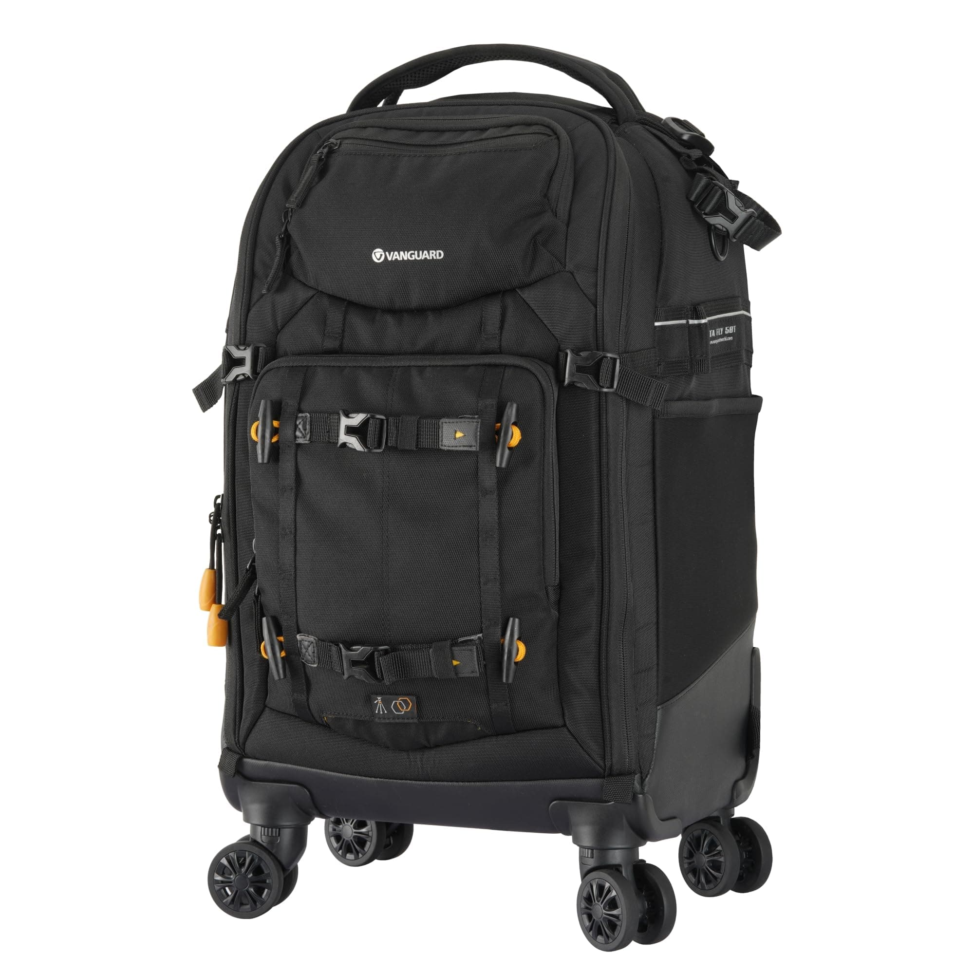 ALTA Fly 58T DSLR Camera Backpack, 8 Wheel Spinner/Trolley