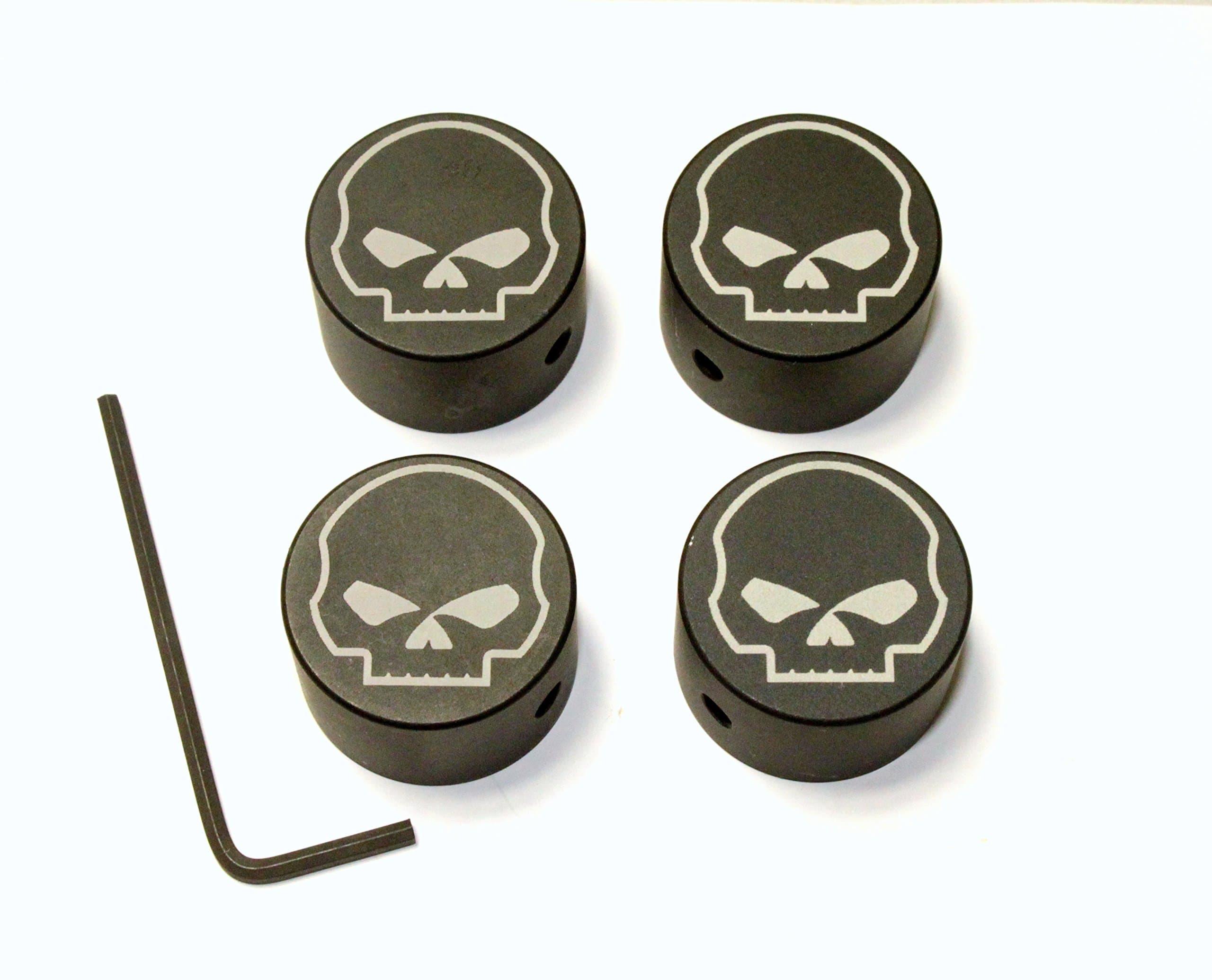 Original Willie G Head Bolt Cap Covers set Fits Harley Davidson