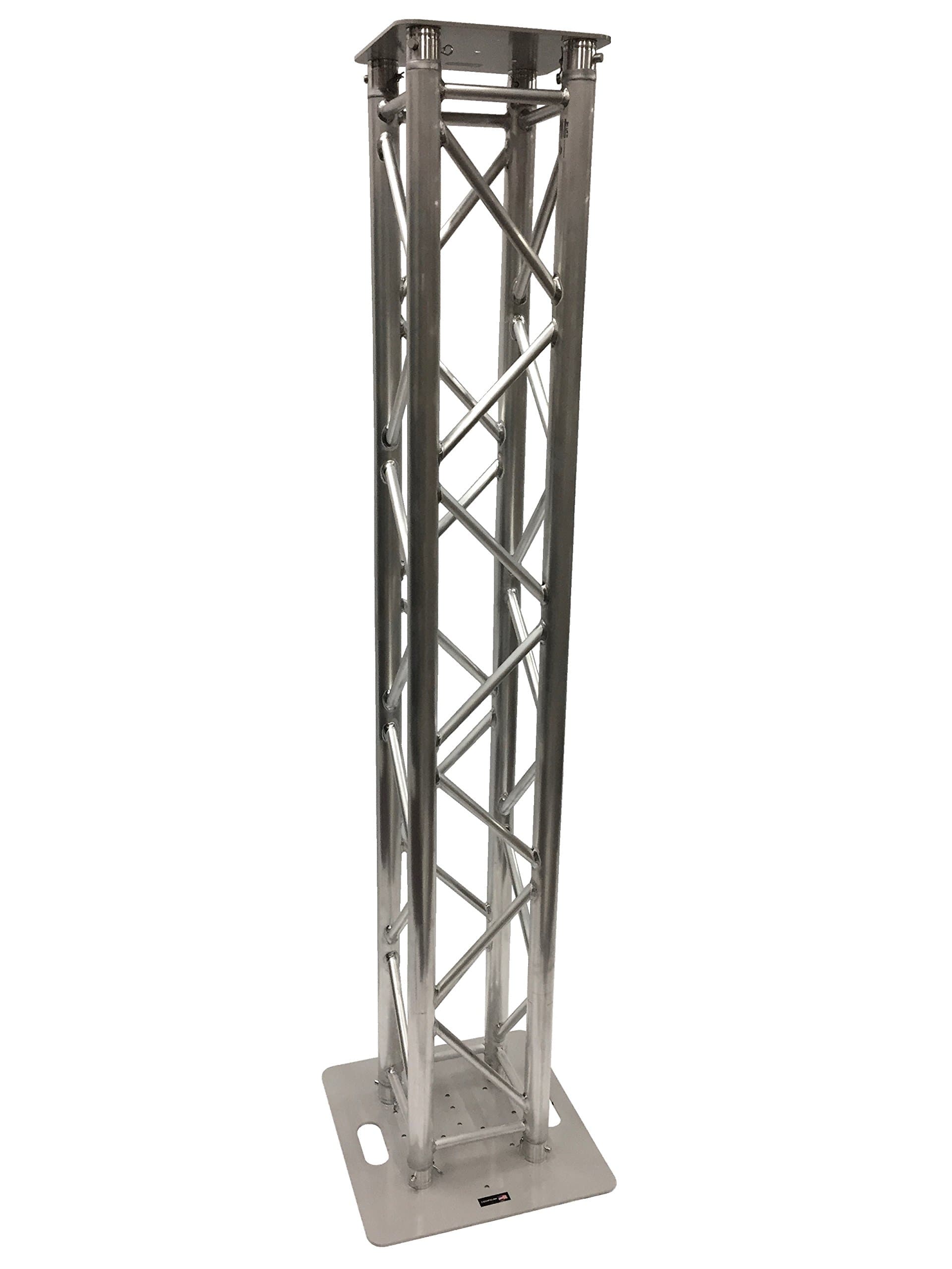 2 Meter 6.56 Ft Truss Aluminum DJ Lighting Tower Square Trussing Totem with Top