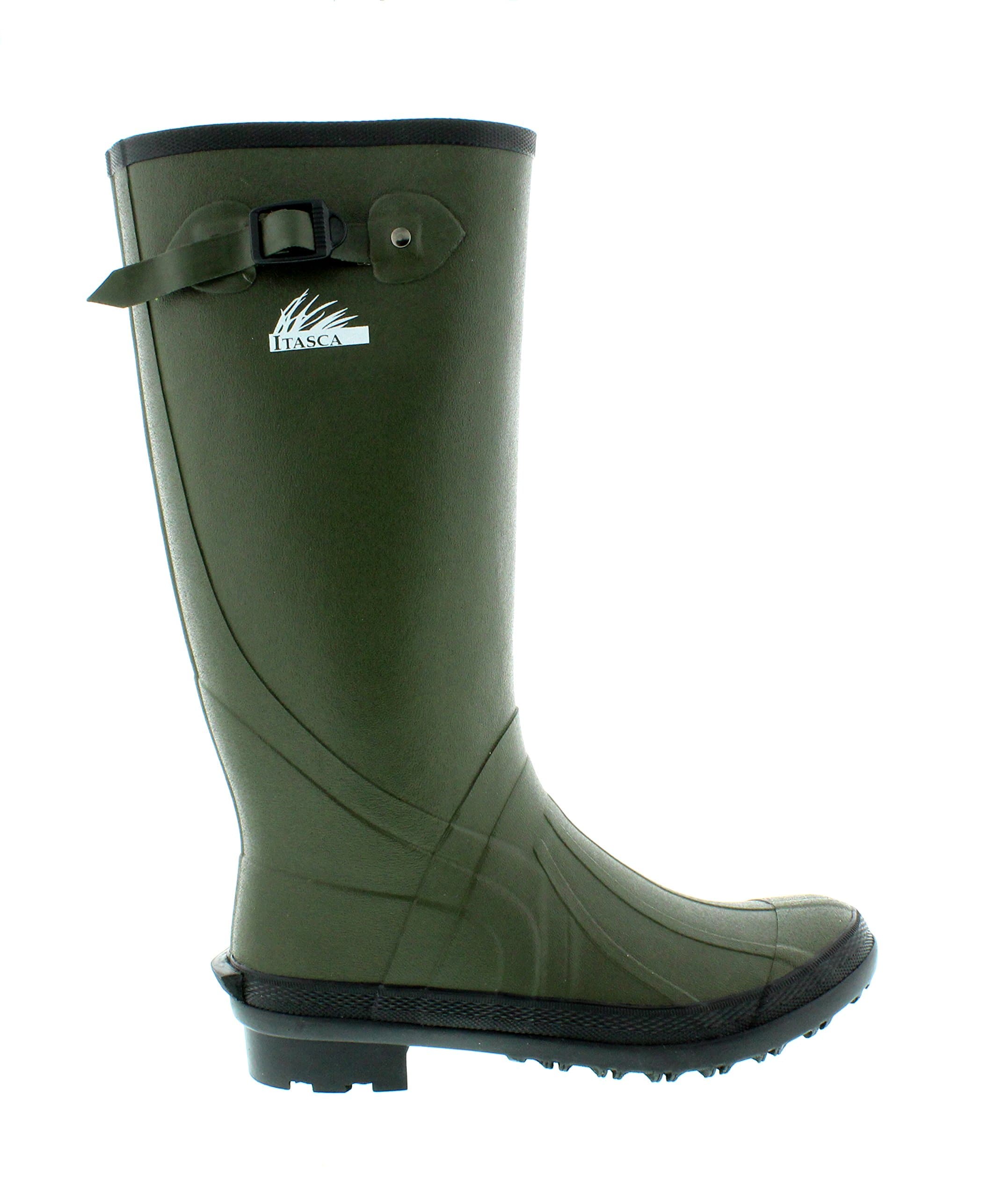 Itasca Men's Waterproof Swampwalker Classic Chore Removable Liner Rain Boot